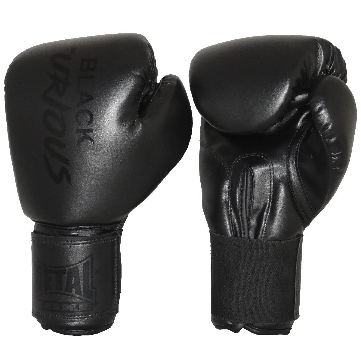 Gants de Boxe Metal Boxe Black Furious - Noir/Noir
