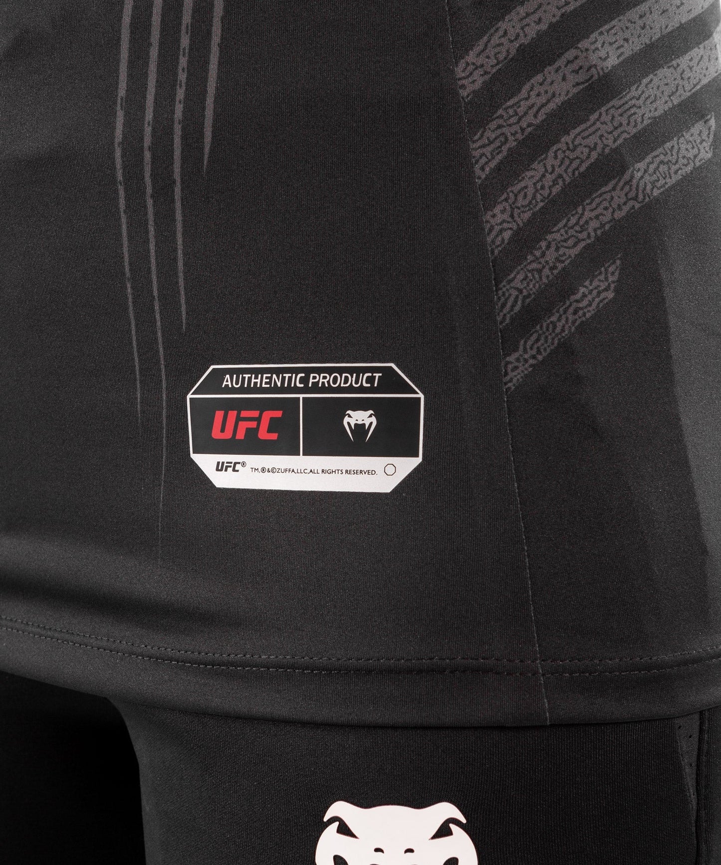 Women's UFC Venum Authentic Fight Night Technical T-Shirt - Black