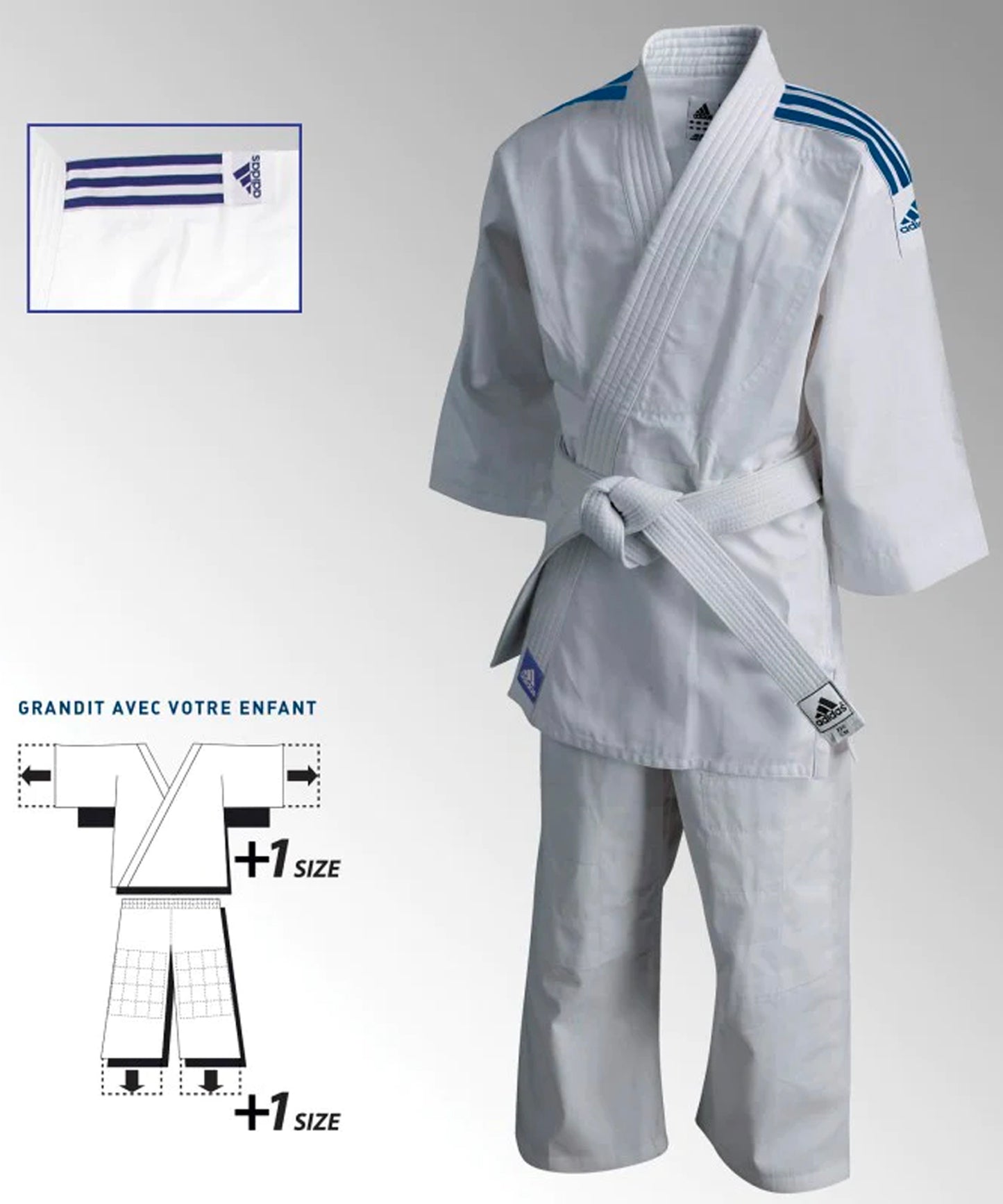 Kimono de Judo Adidas 200 Evolution - Blanc
