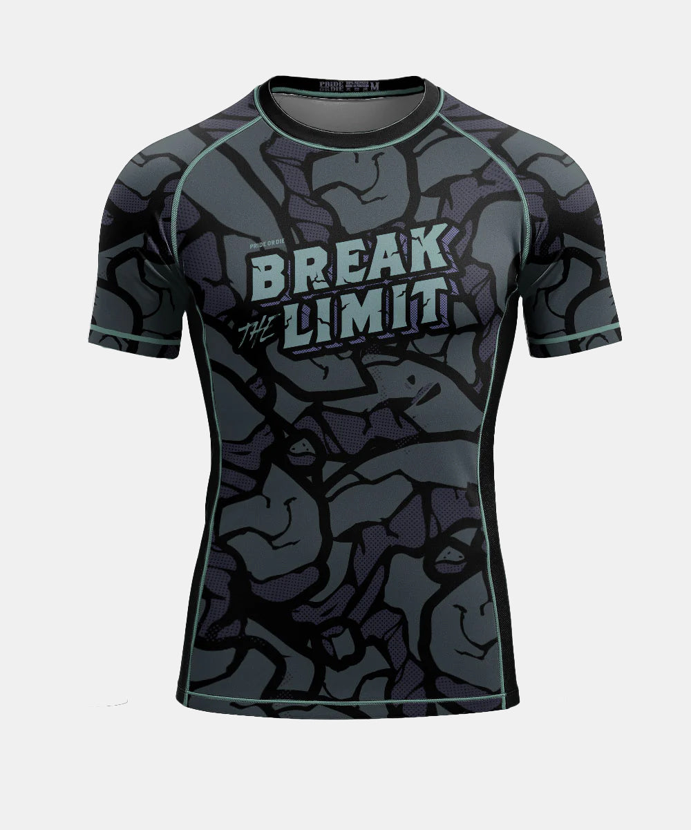 Pride Or Die Break The Limit Kurzarm-Rashguard - Schwarz