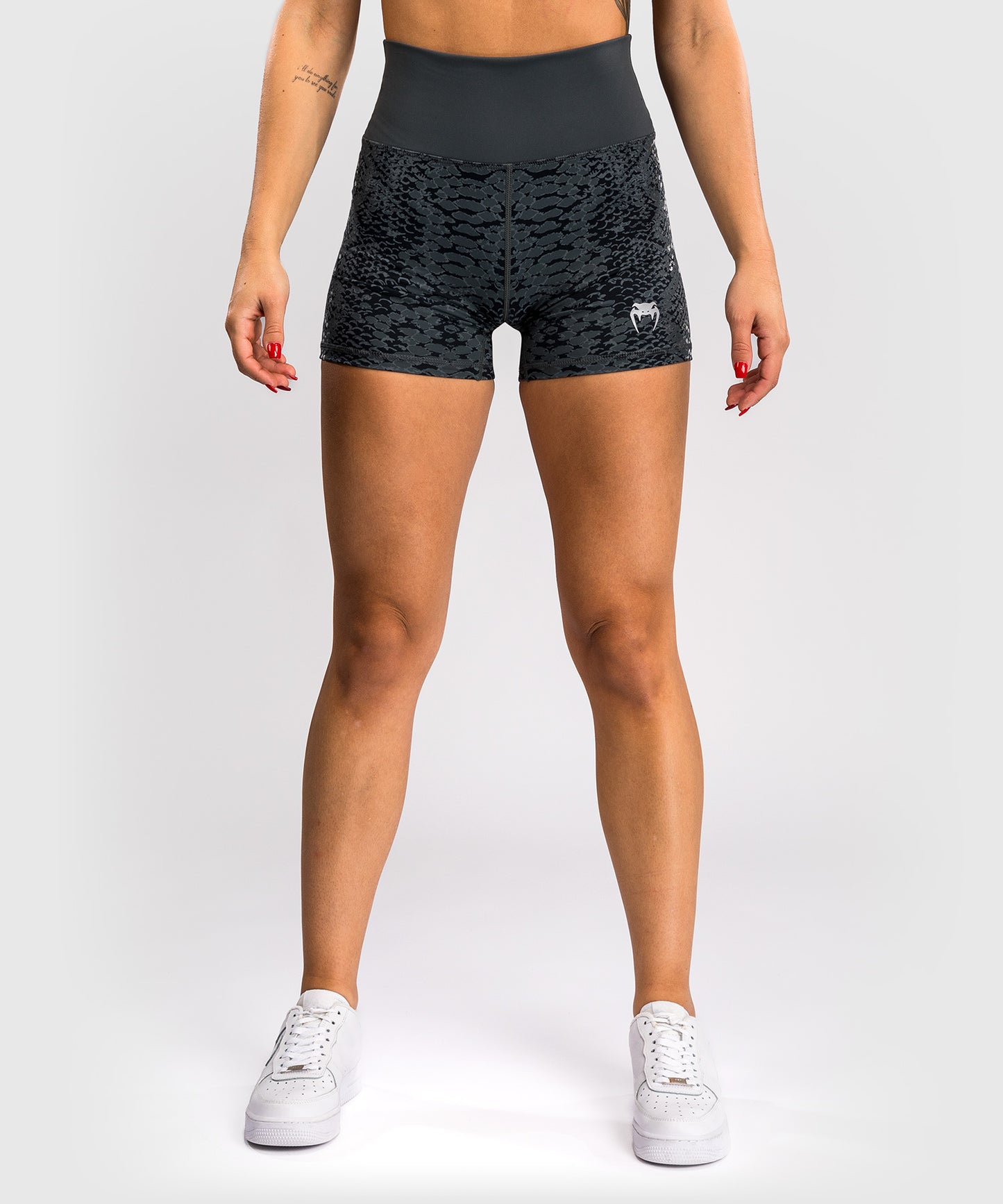 Venum Amazonia Pantalones Cortos de Compresión para Mujer - Gris Oscuro