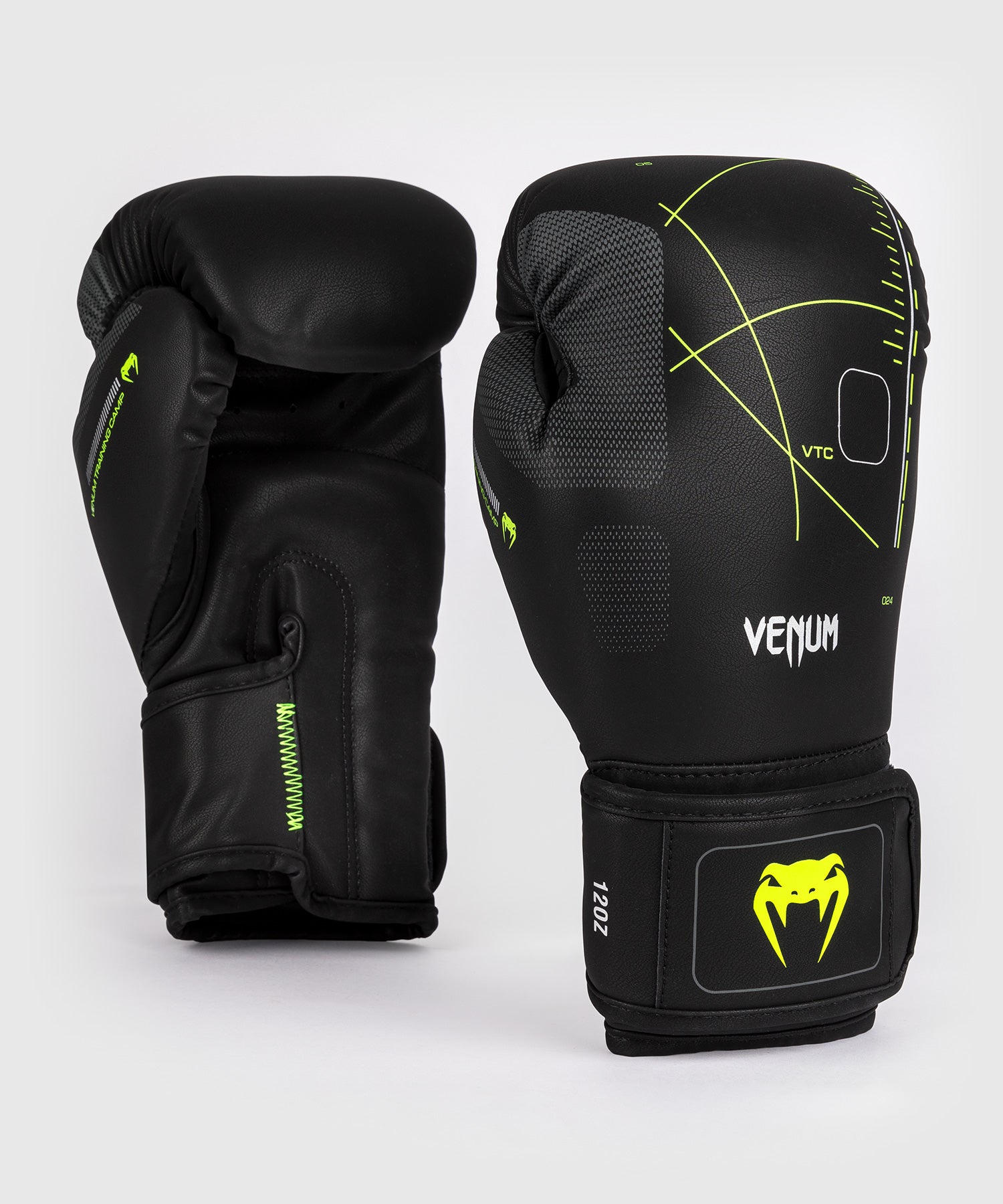Venum Training Camp 4.0 Boxing Gloves - Black/Neon Green – Dragon Bleu