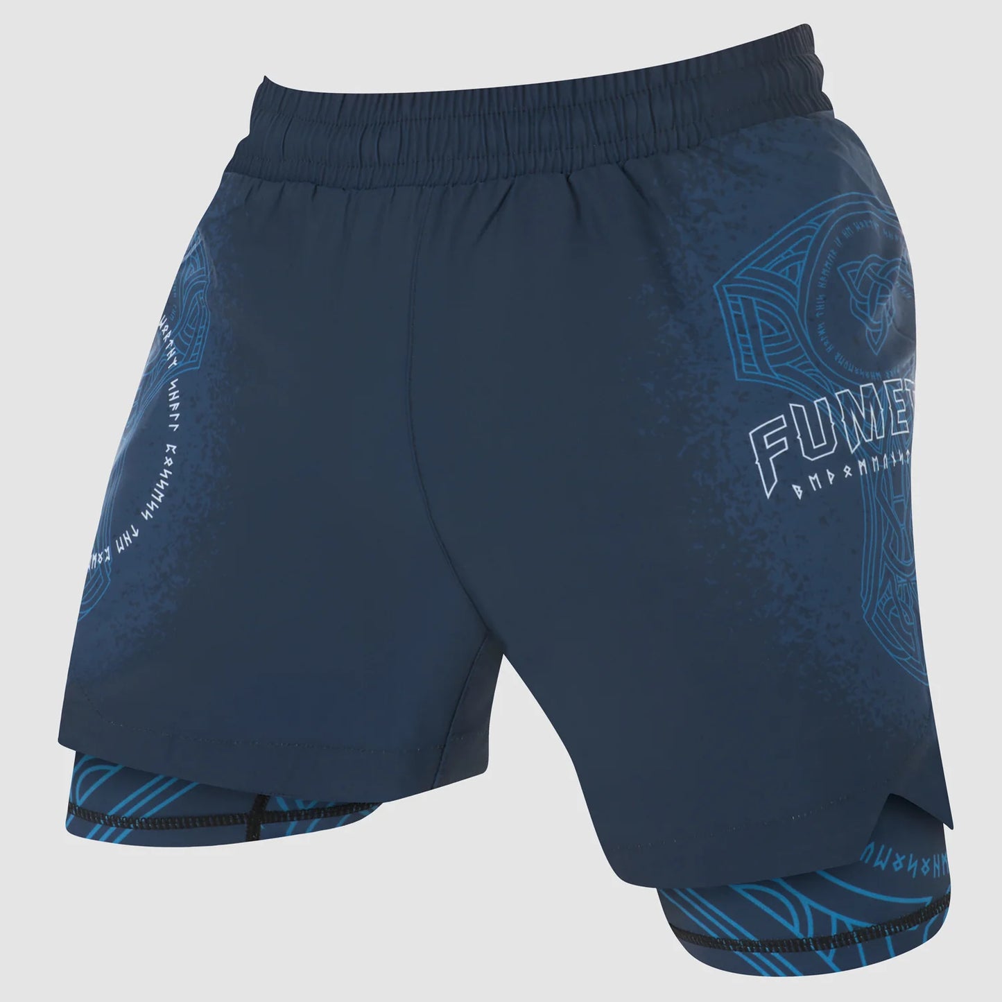 Short de MMA Fumetsu Mjolnir Dual Layer - Bleu