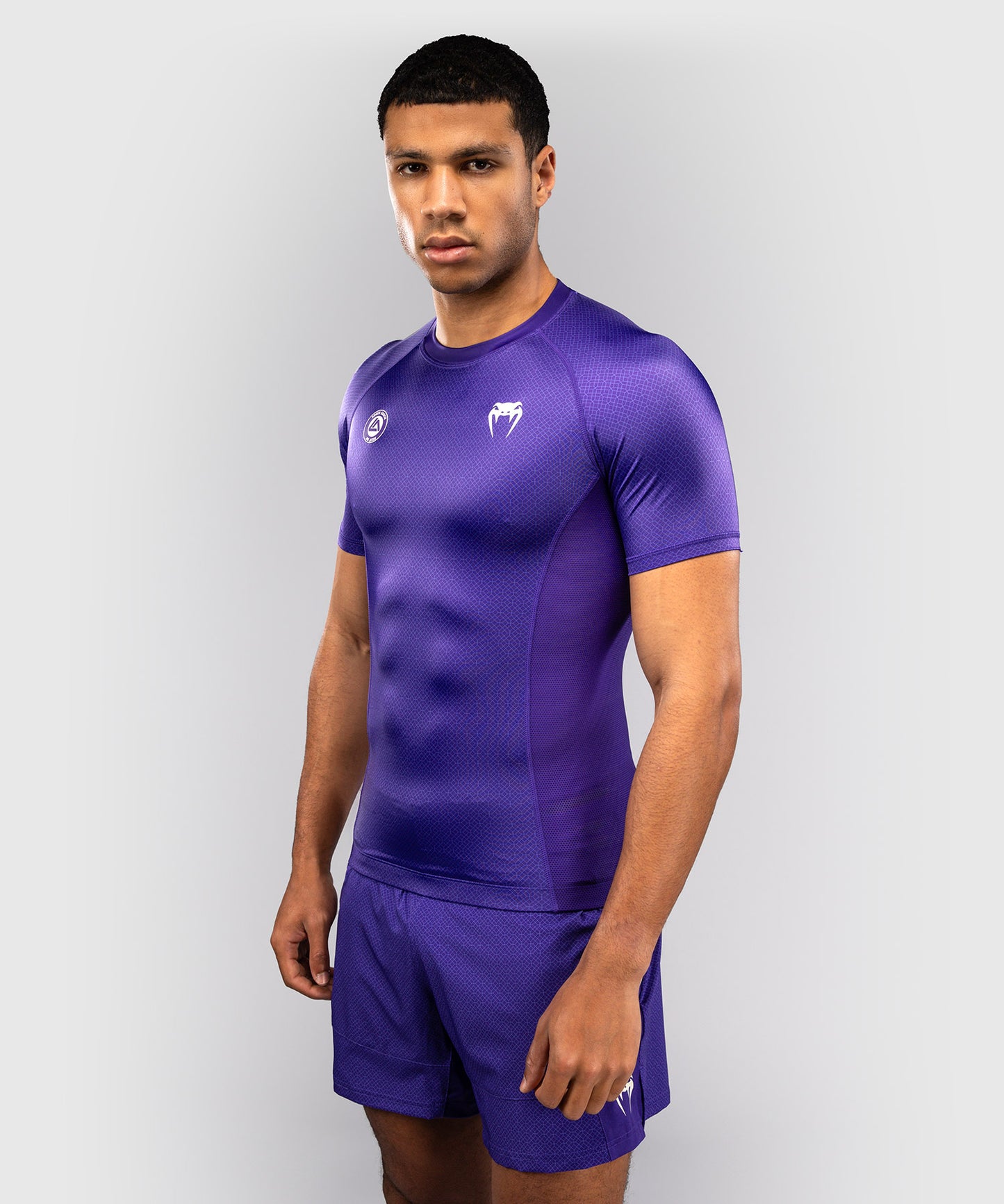 Venum x Roger Gracie Academy Rashguard Manga Corta - Morado