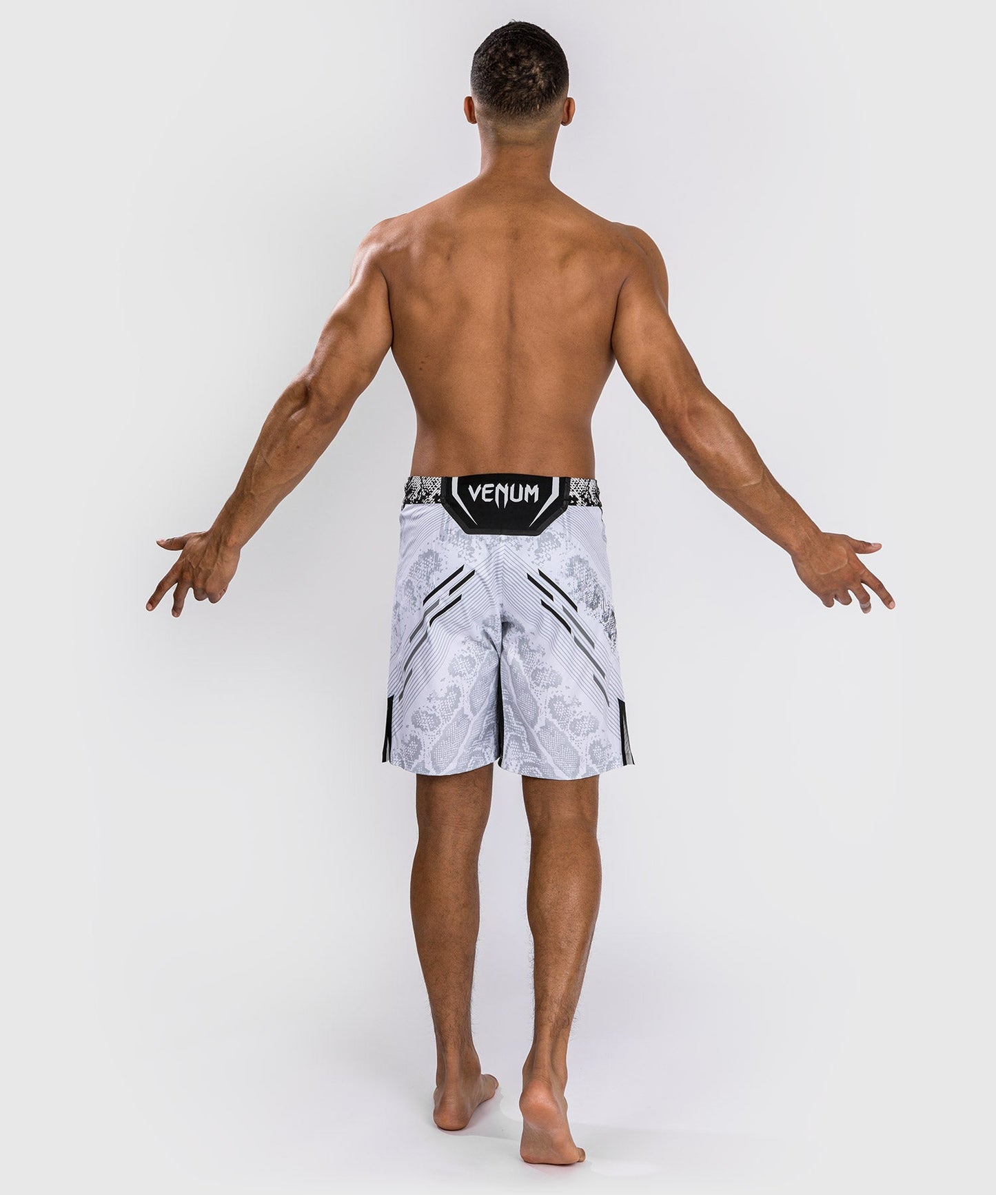 Men's UFC Adrenaline by Venum Authentic Fight Night Long-Cut Shorts - White