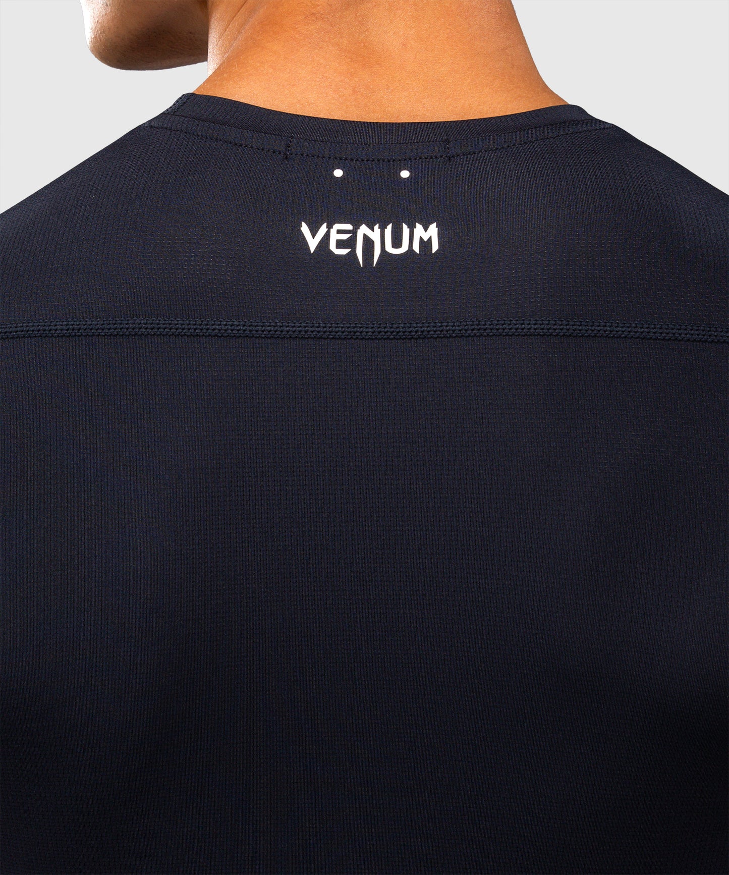 Venum G-Core Rashguard a Maniche Corte - Blu Navy/Bianco
