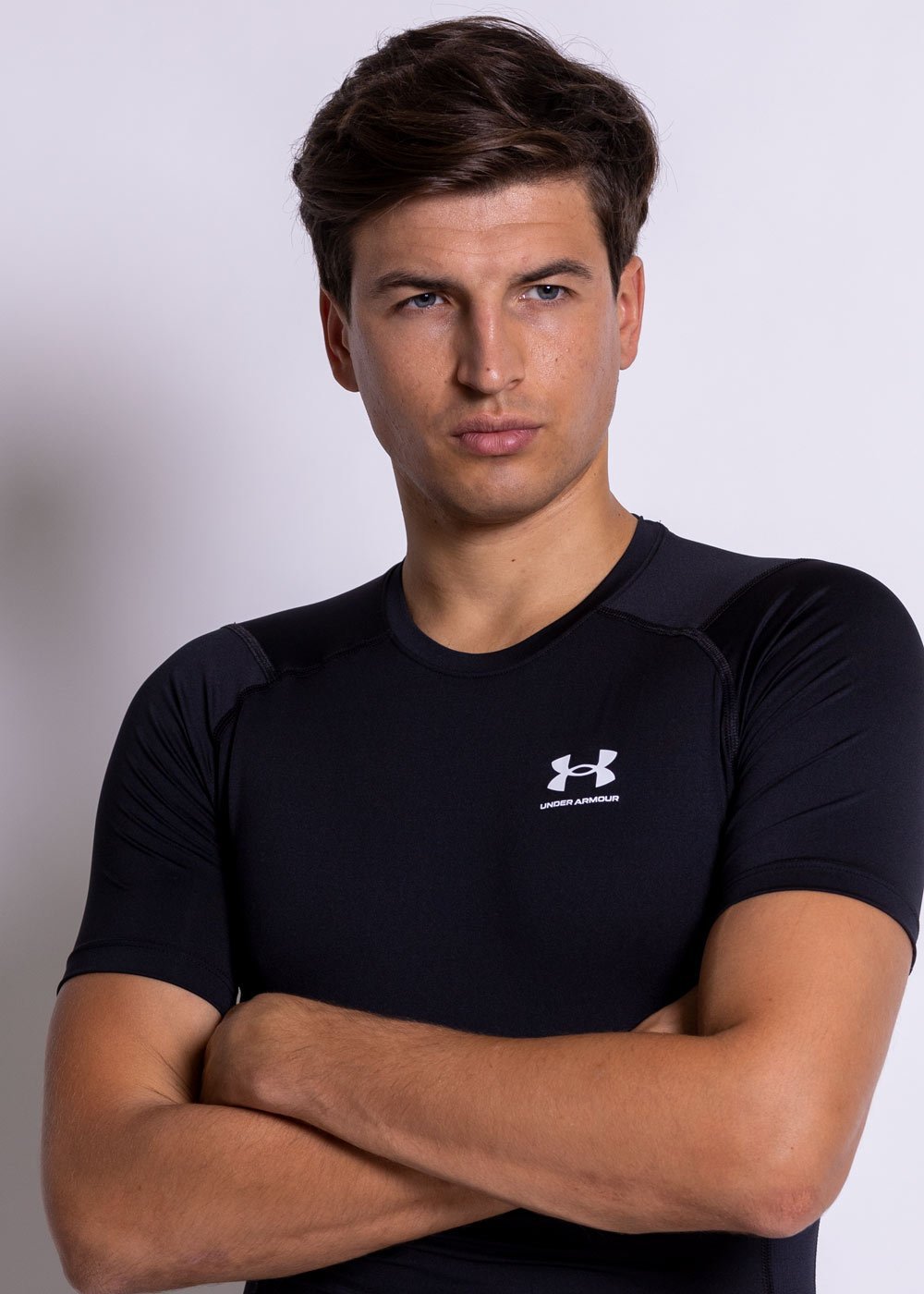 T-shirt Under Armour HeatGear® Armour - Manches Courtes - Noir