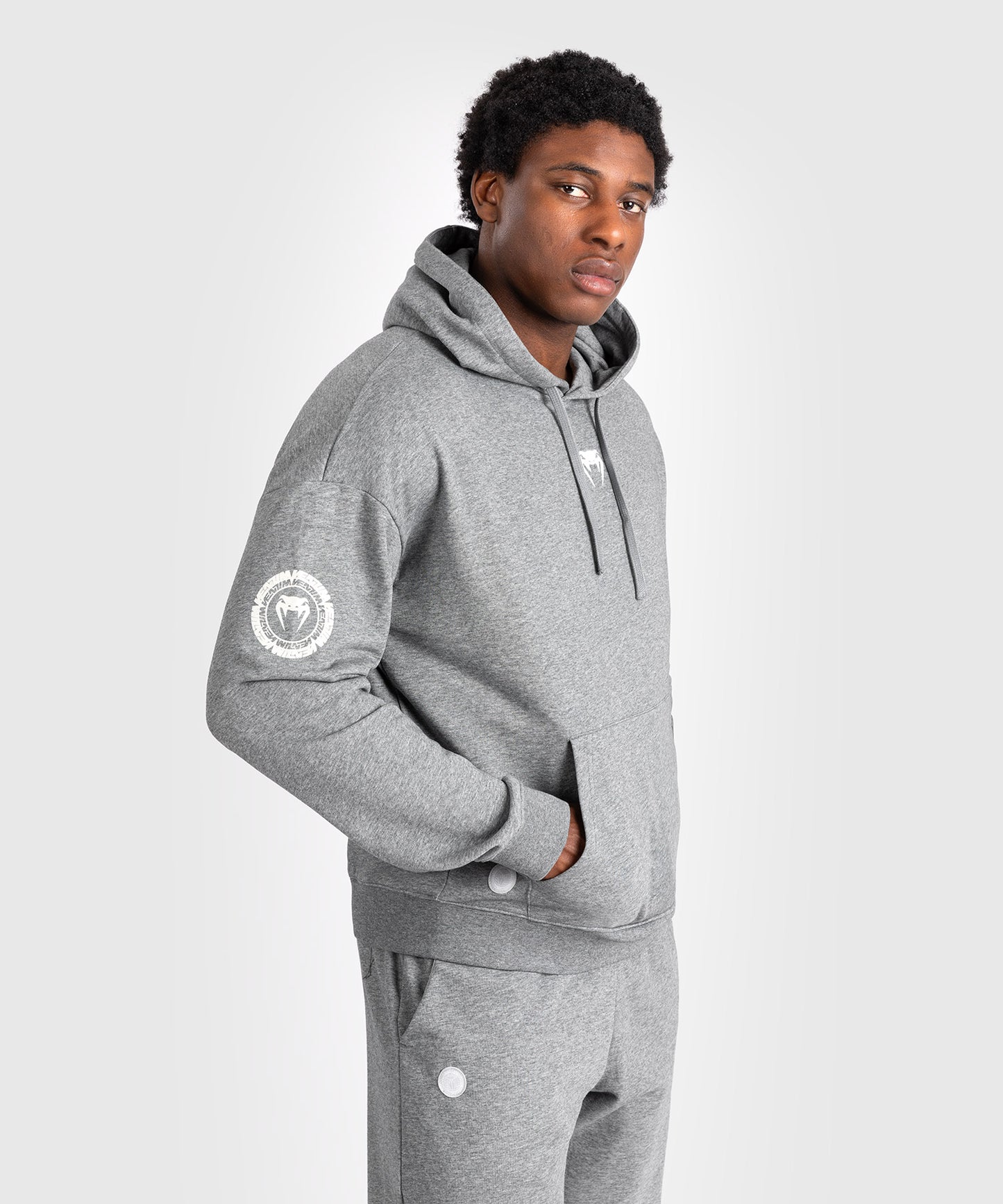 Venum Vortex XL Lite Sudadera Con Capucha para Hombre - Gris Jaspeado Claro