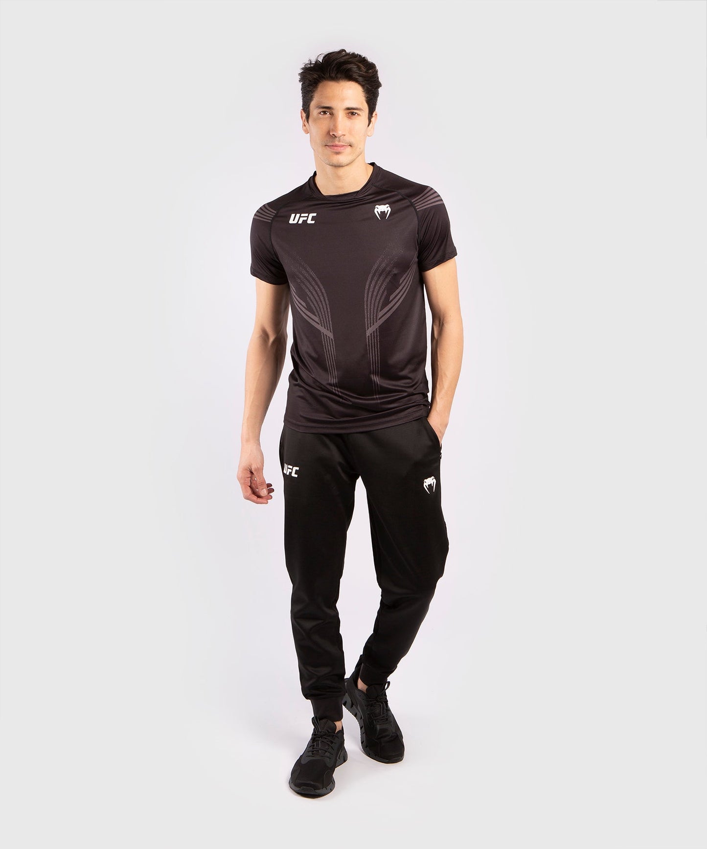 Men's UFC Venum Pro Line Technical T-Shirt - Black