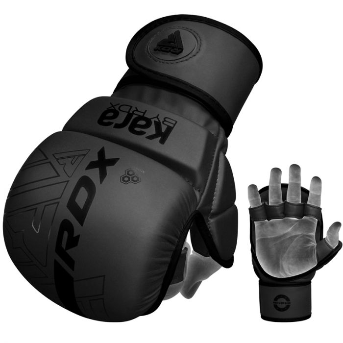 RDX F6 Sparring MMA Gloves – Black/Black