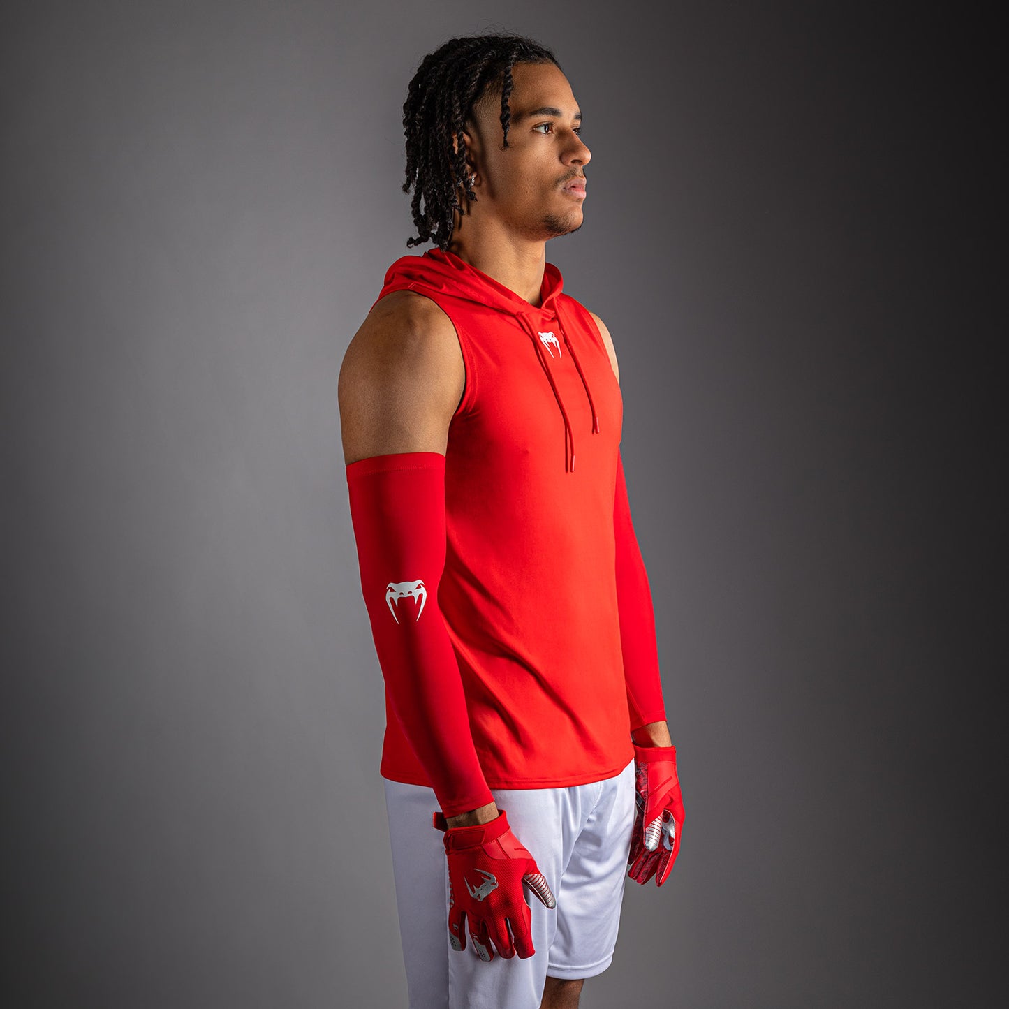 Sweat à capuche Dry Tech sans manches Venum Elite - Rouge