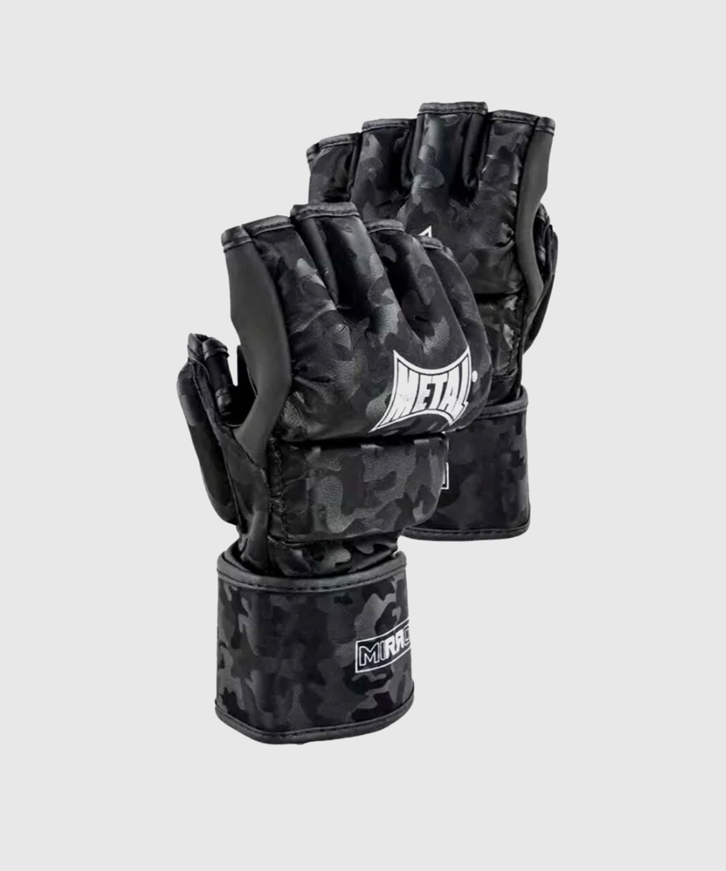 Metal Boxe Mirror Guantes de MMA - Negro/Camo