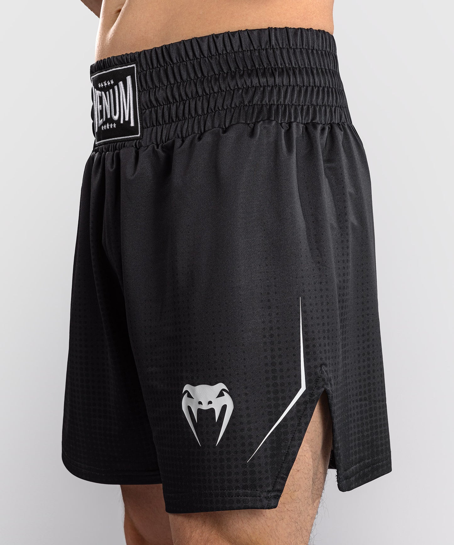 Venum Stealth Boxing Shorts - Black/White