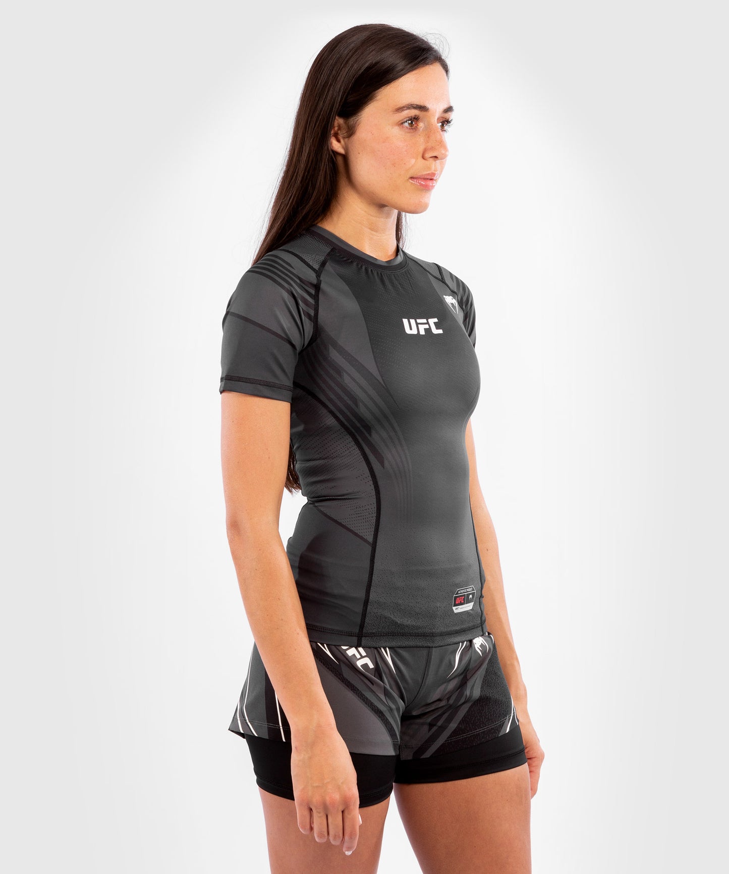 UFC Venum Authentic Fight Night Women's Rashguard - Black