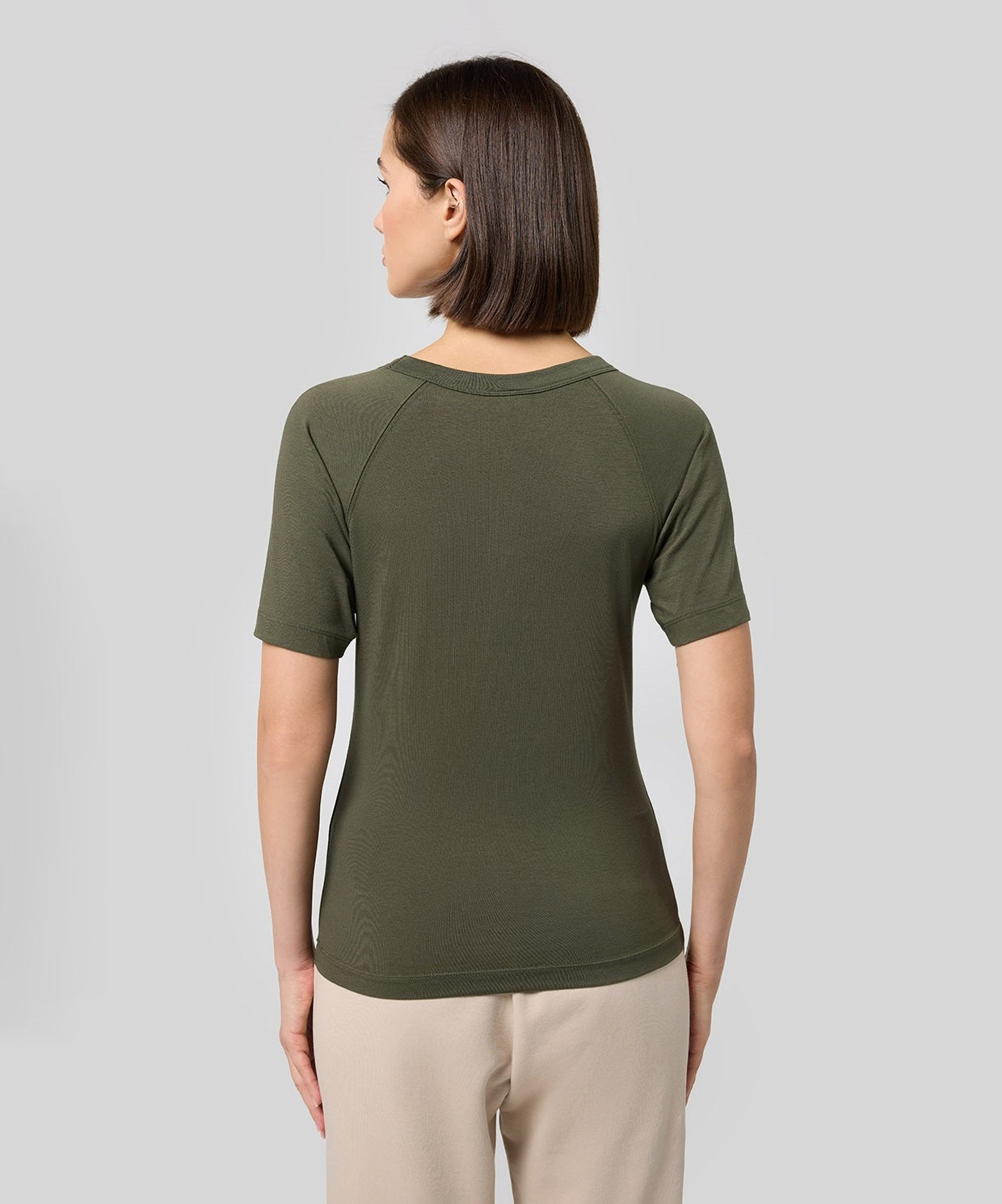 Champion T-Shirt Girocollo Donna – Khaki