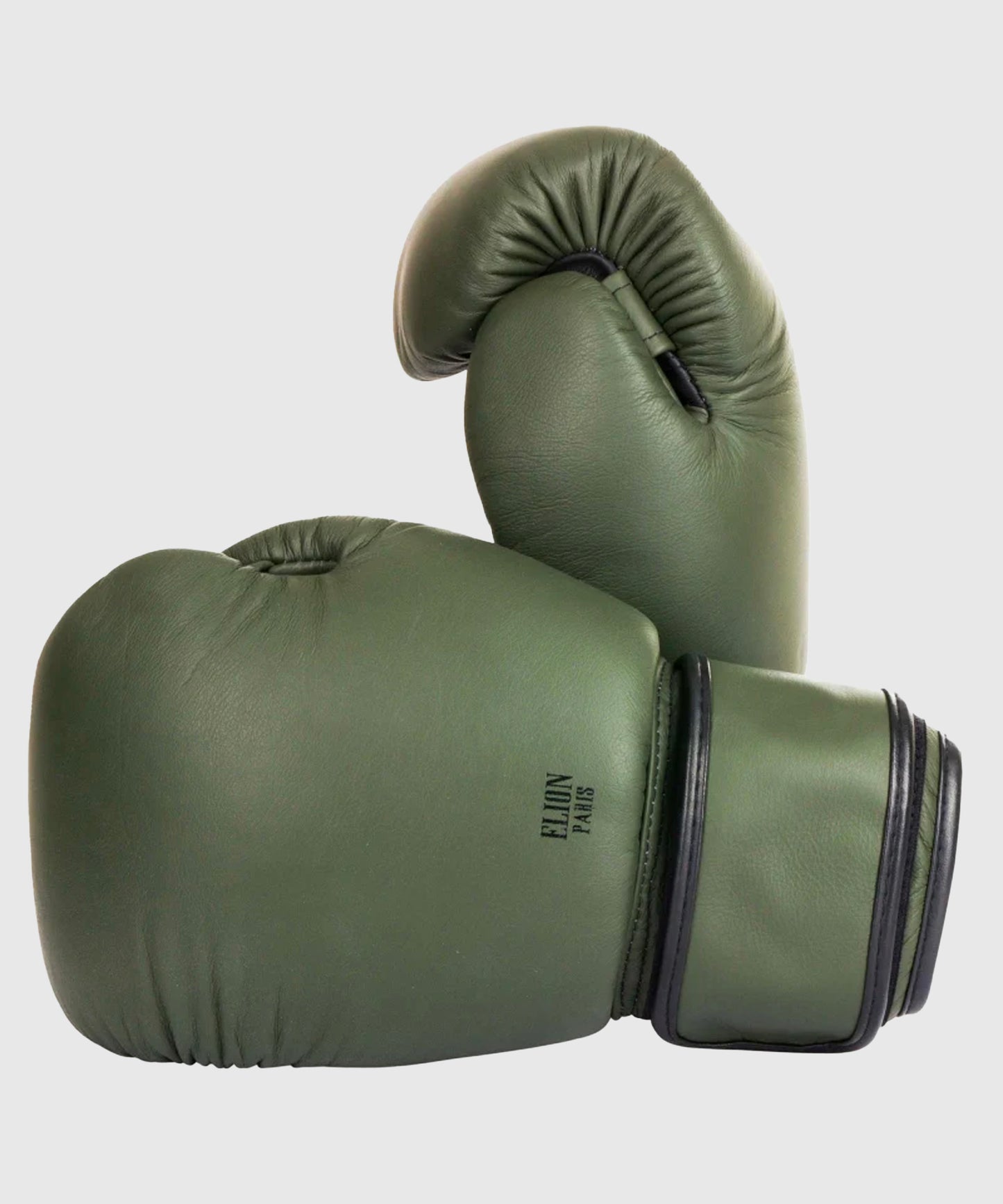 Gants de Boxe Elion Paris - Kaki Mat/Noir Mat