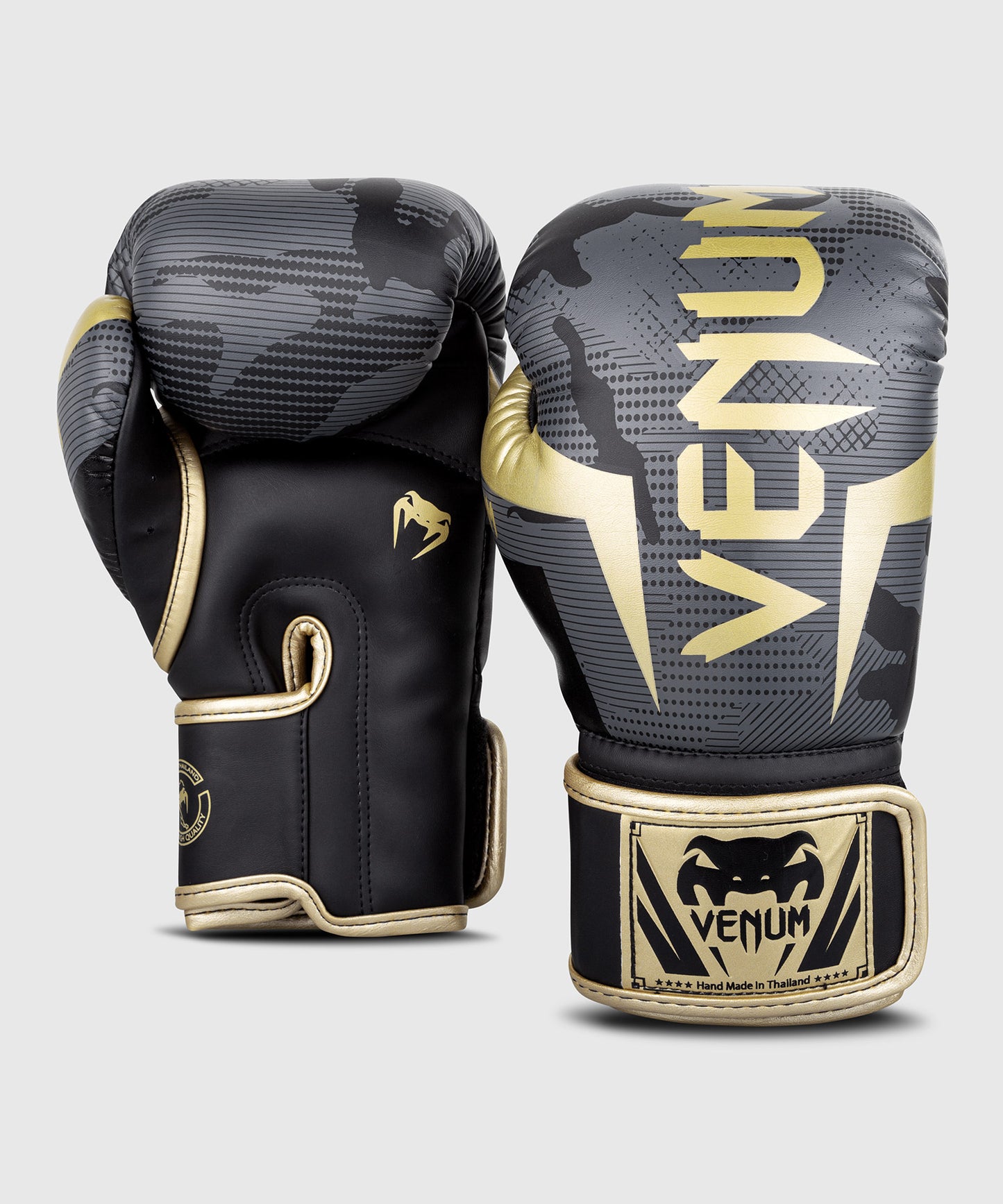 Gants de boxe Venum Elite – Camo/Or