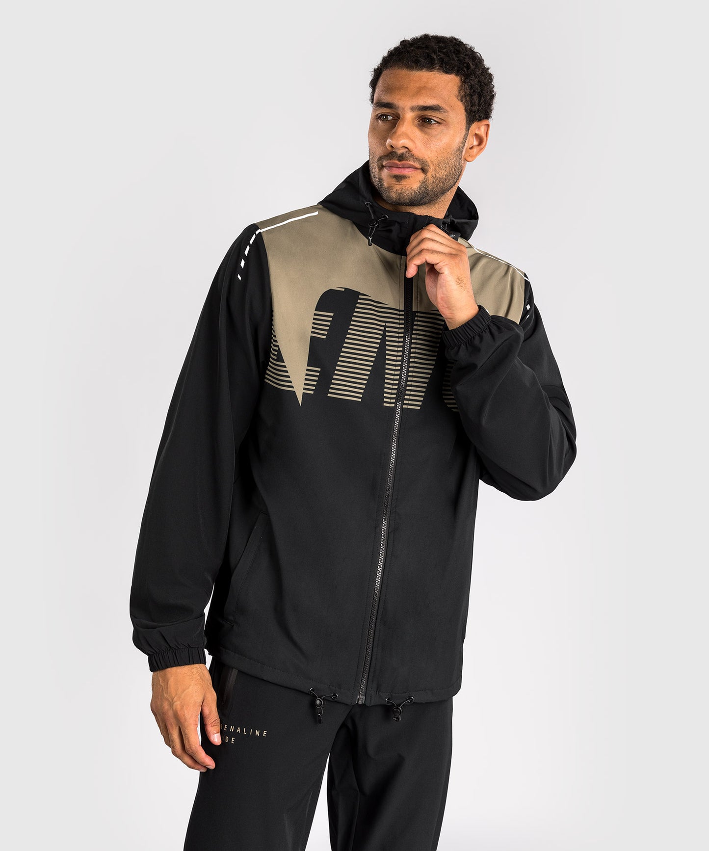 Venum Adrenaline Track Jacket - Black/Sand