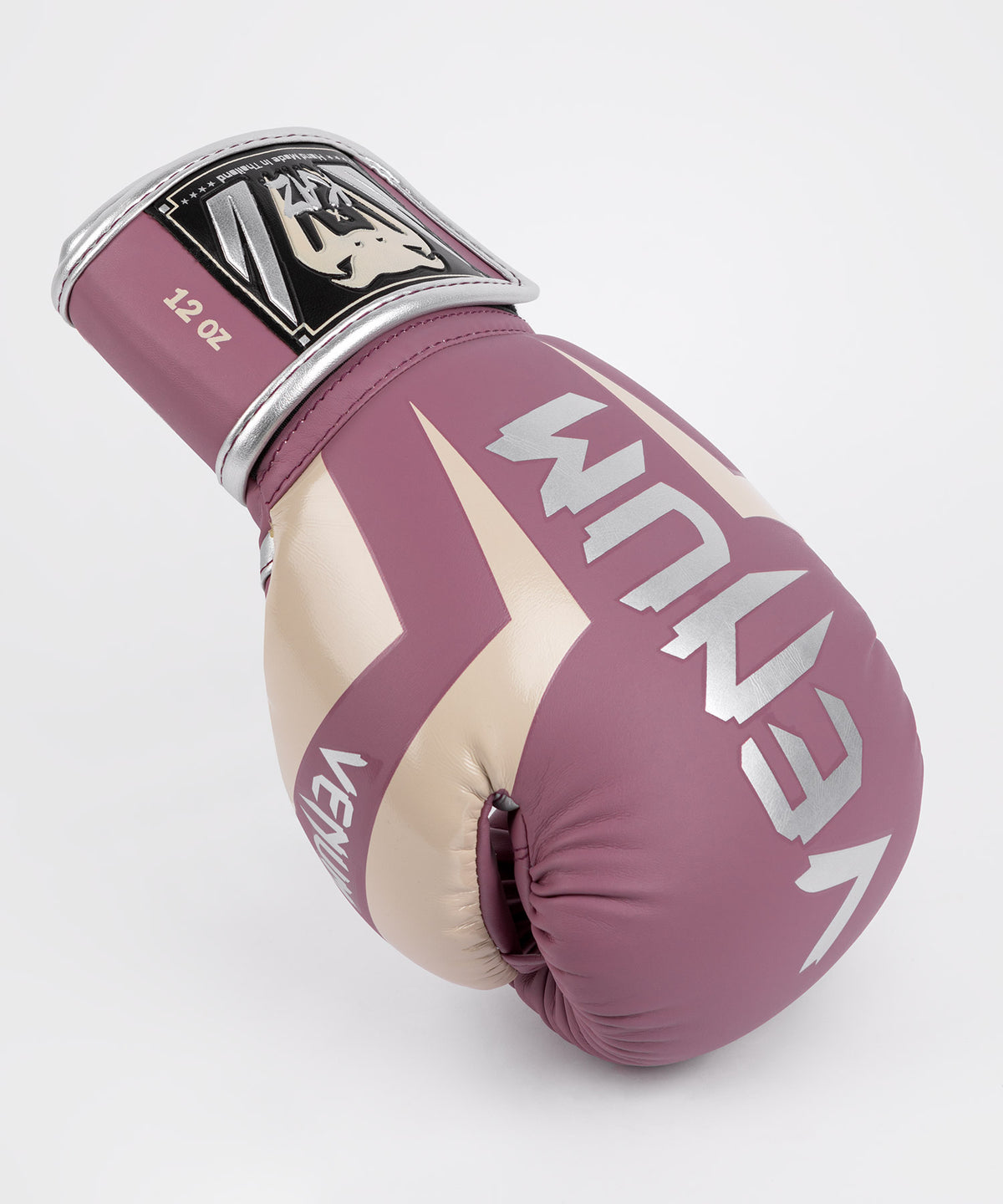 Venum Elite x Kaz Boxhandschuhe – Gedämpftes Orchidee/Silber