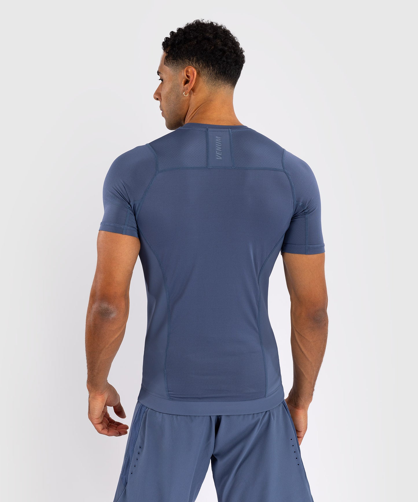 Venum G-Fit Air Herren Kurzarm Rashguard - Nebelblau