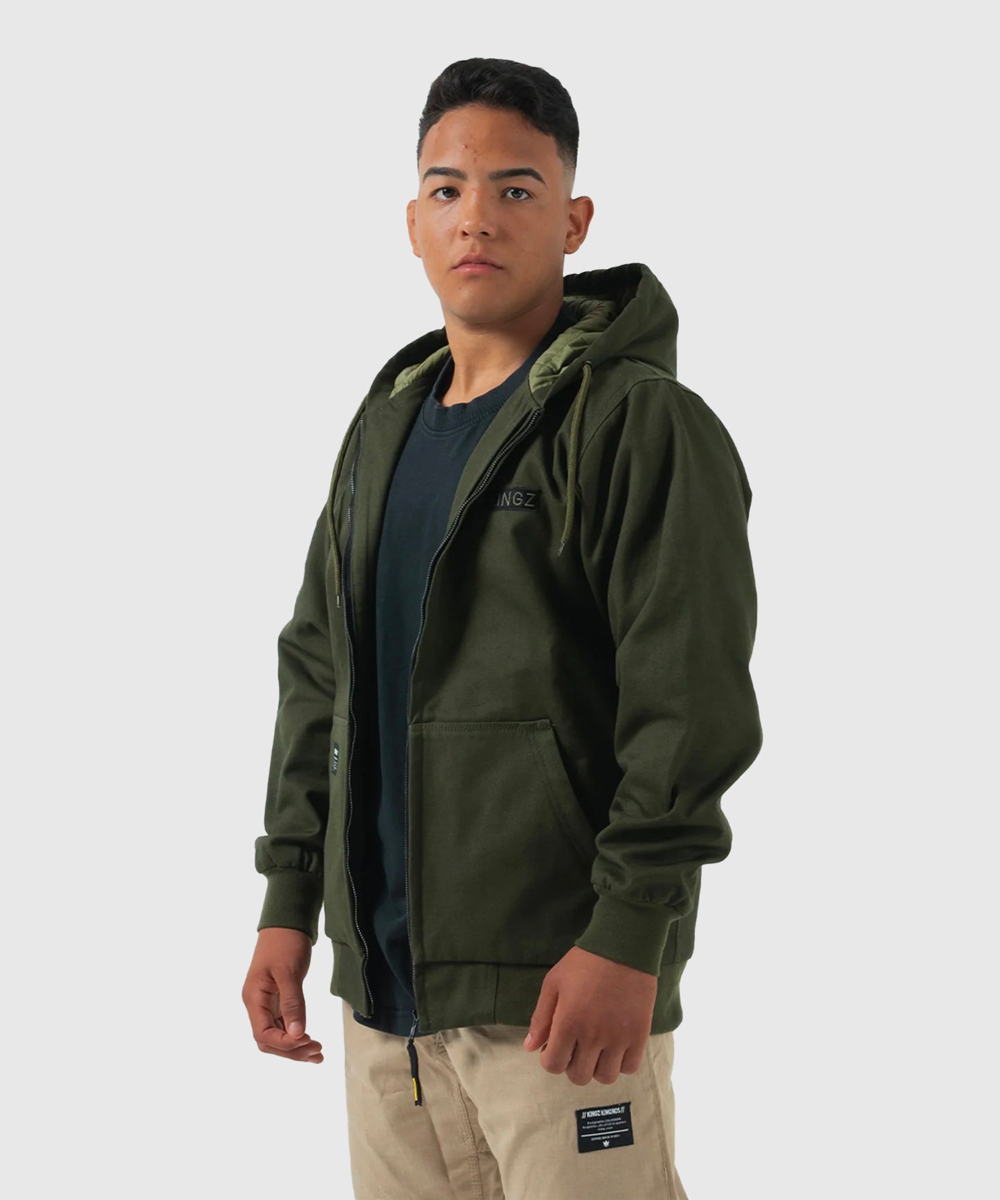 Veste Canvas Kingz - Kaki
