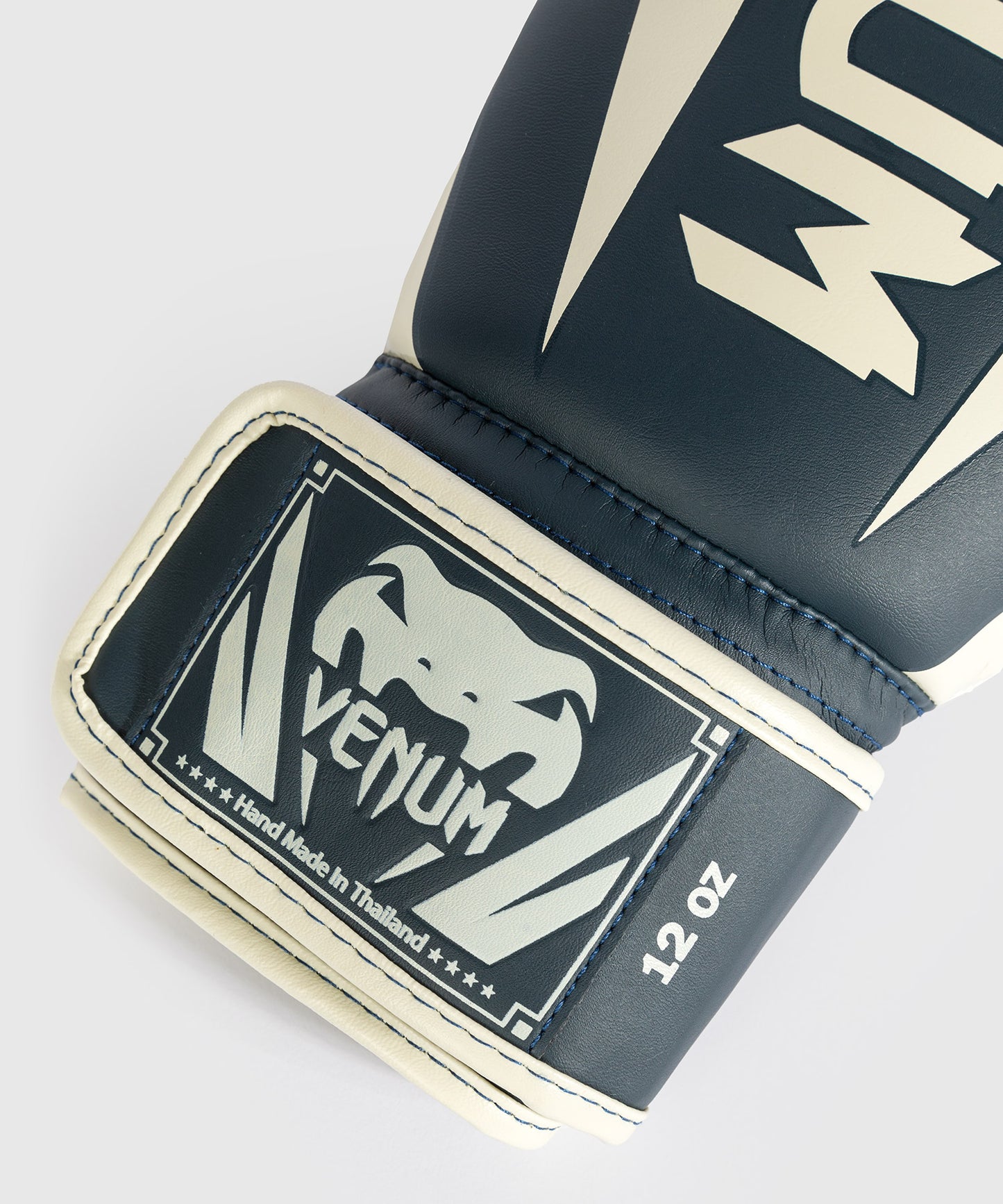 Guantes de Boxeo Venum Elite - Blanco/Azul Marino