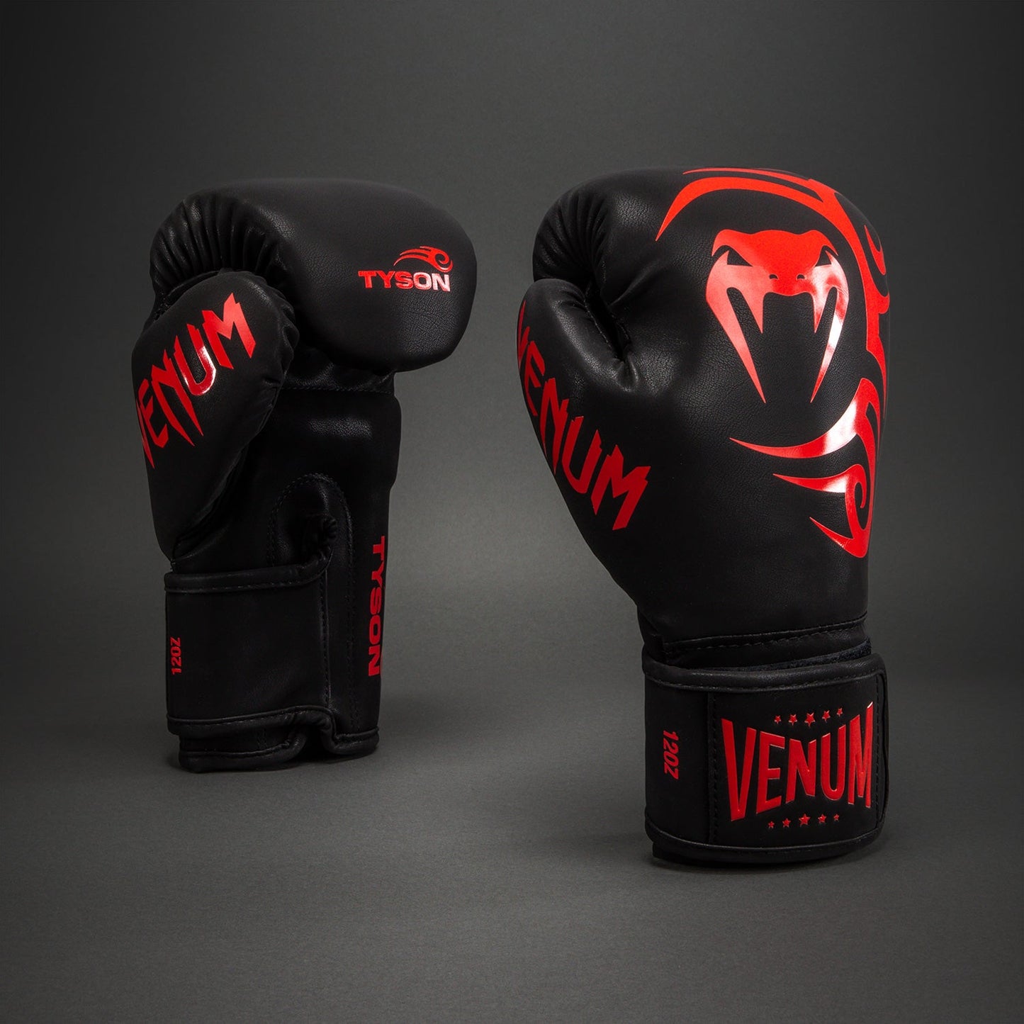 Gants de boxe Venum Mike Tyson Replica – Noir/Rouge