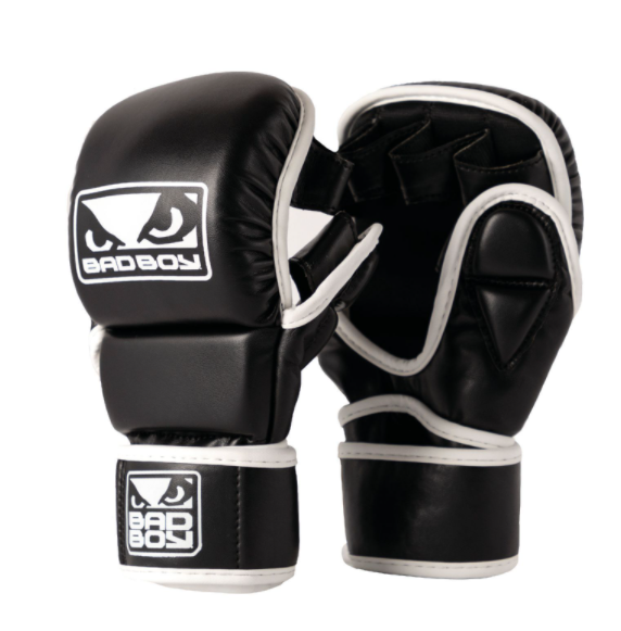 Bad Boy MMA-Sparring-Handschuhe - Schwarz/Weiß