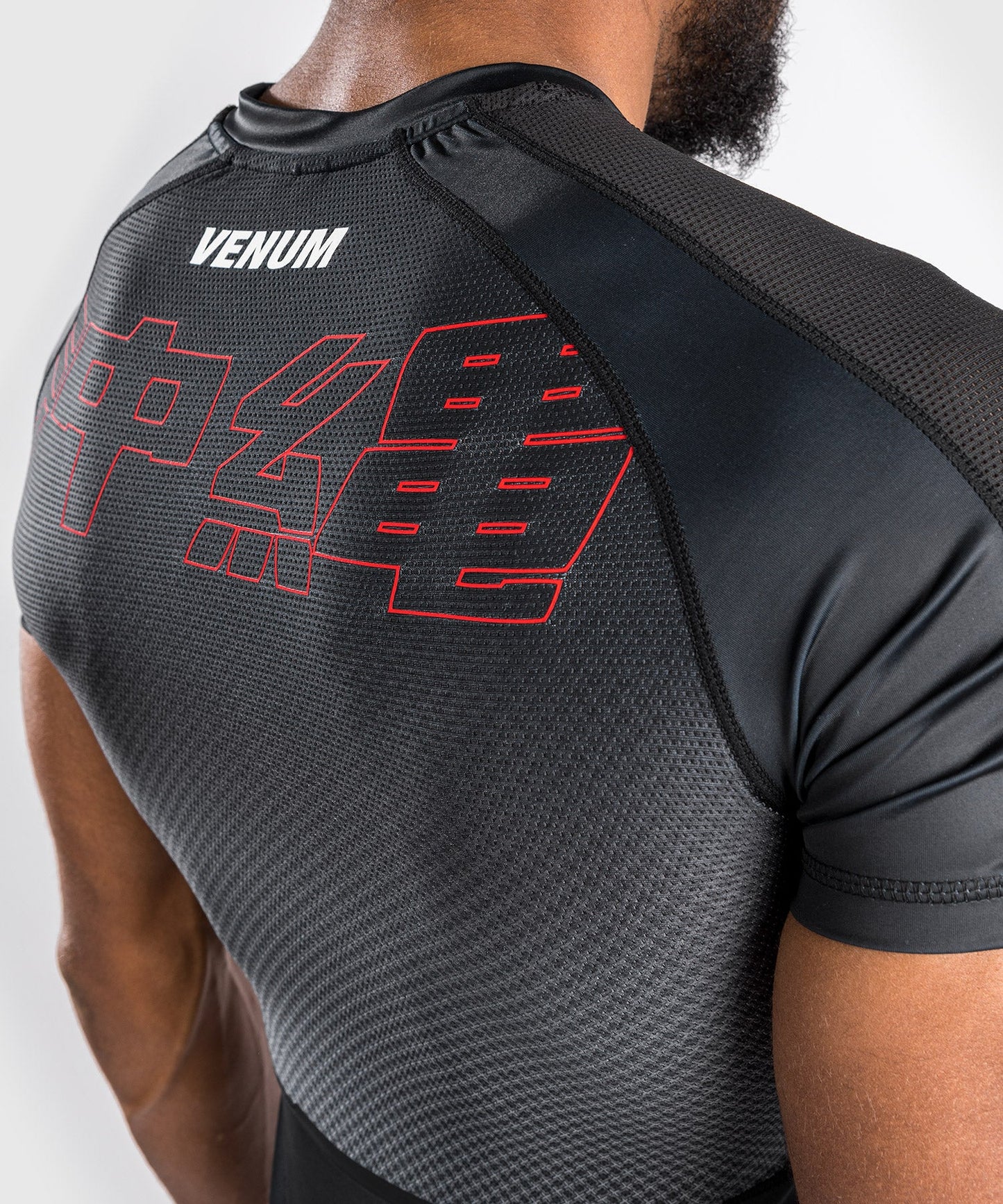 Rashguard Venum Okinawa 3.0 - Short Sleeve - Black/Red