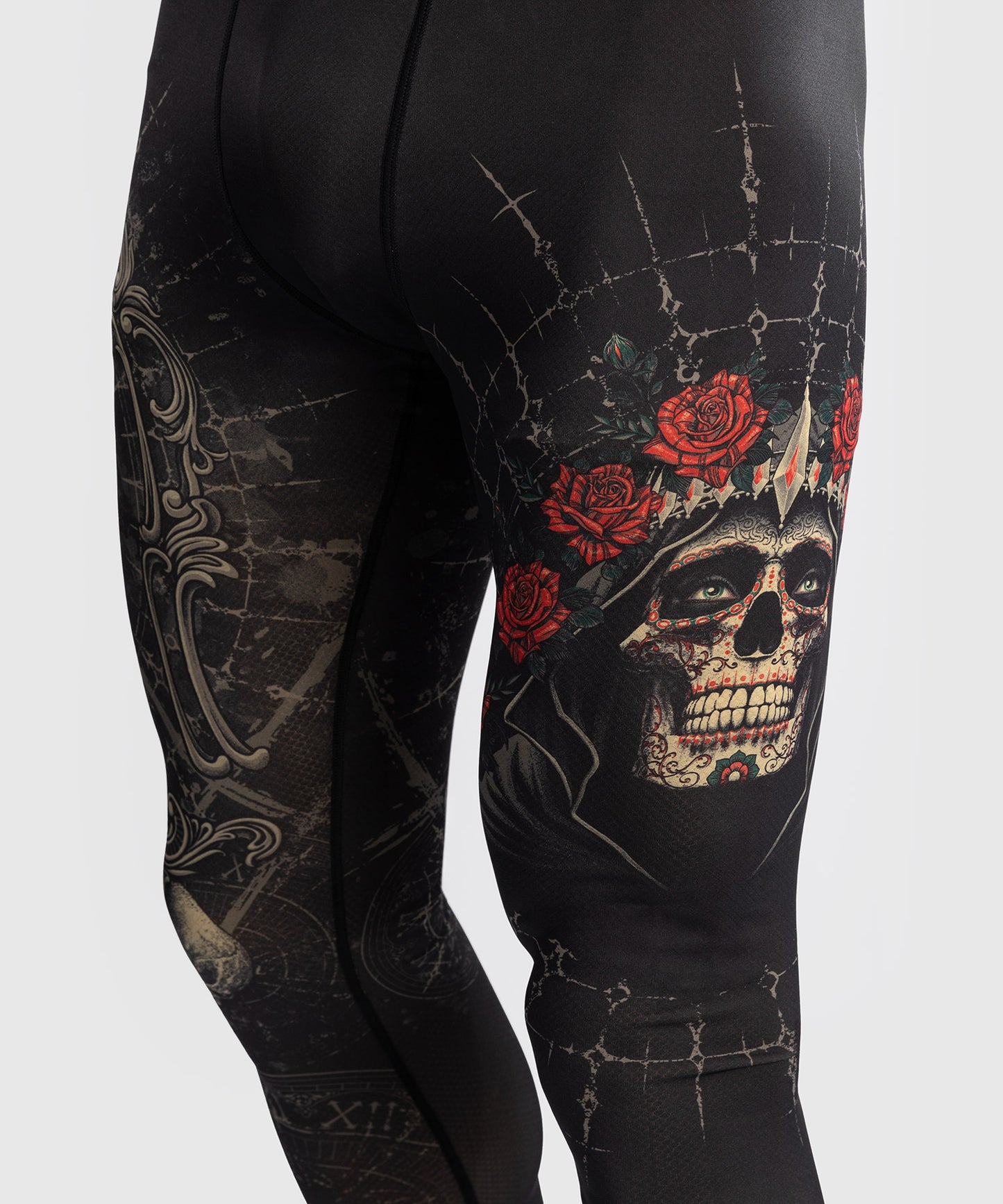 Venum Santa Muerte 5.0 Herren Spats - Tiefes Schwarz/Gold