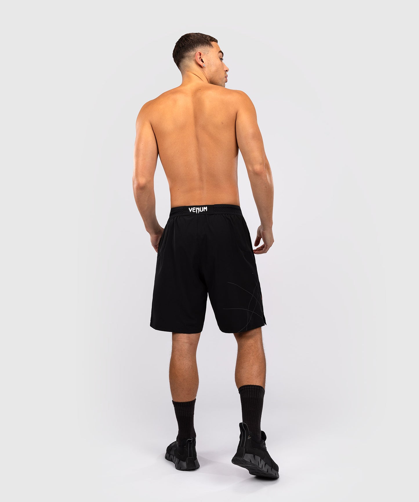 Venum Tactical XT Pantalón Corto de Entrenamiento Hombre - Negro/Rojo Fuego