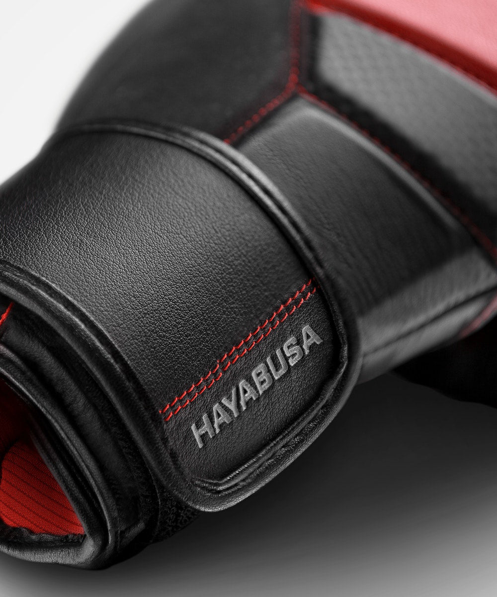 Hayabusa T3 Boxing Gloves – Black/Red
