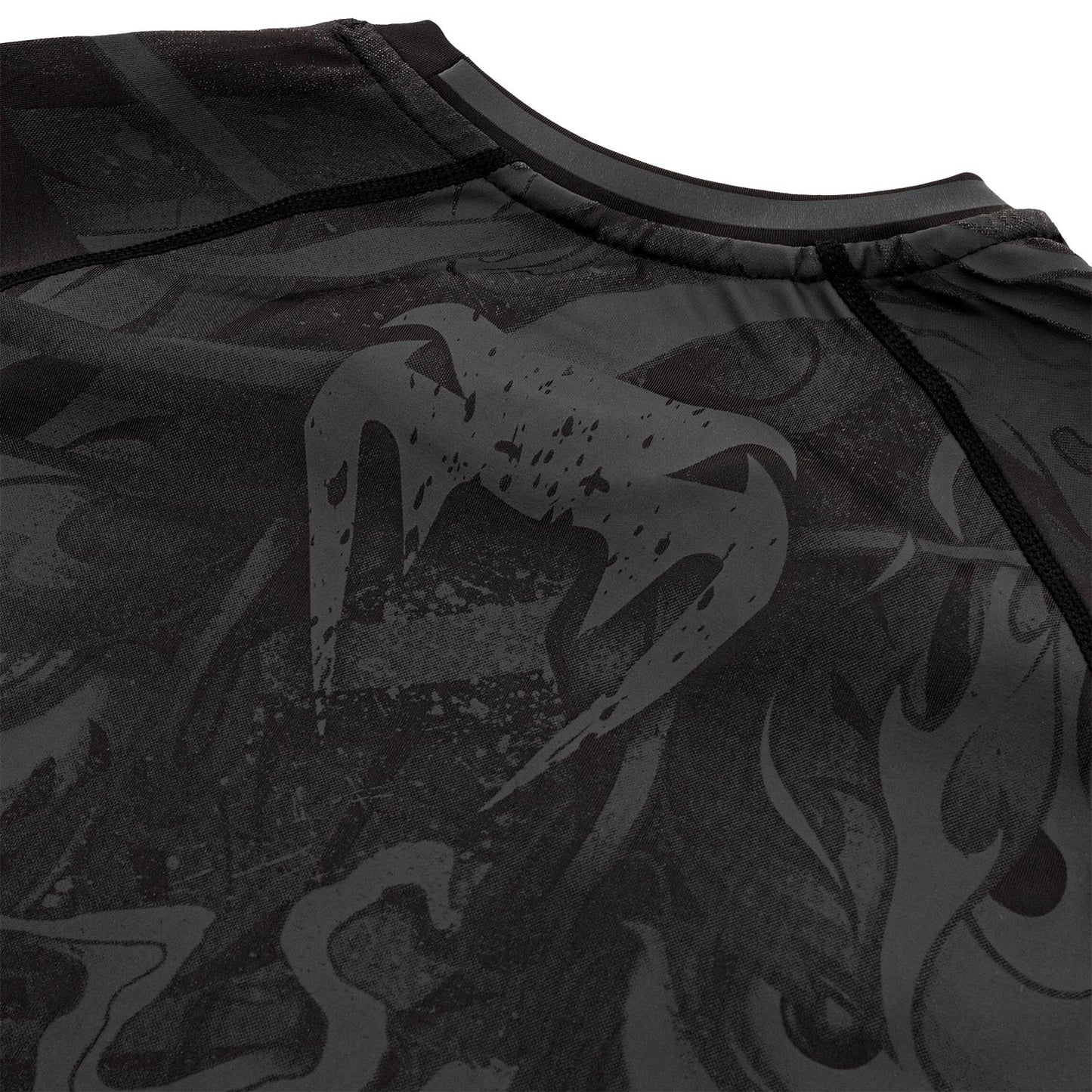 Rashguard Venum Devil - Manches longues - Noir/Noir
