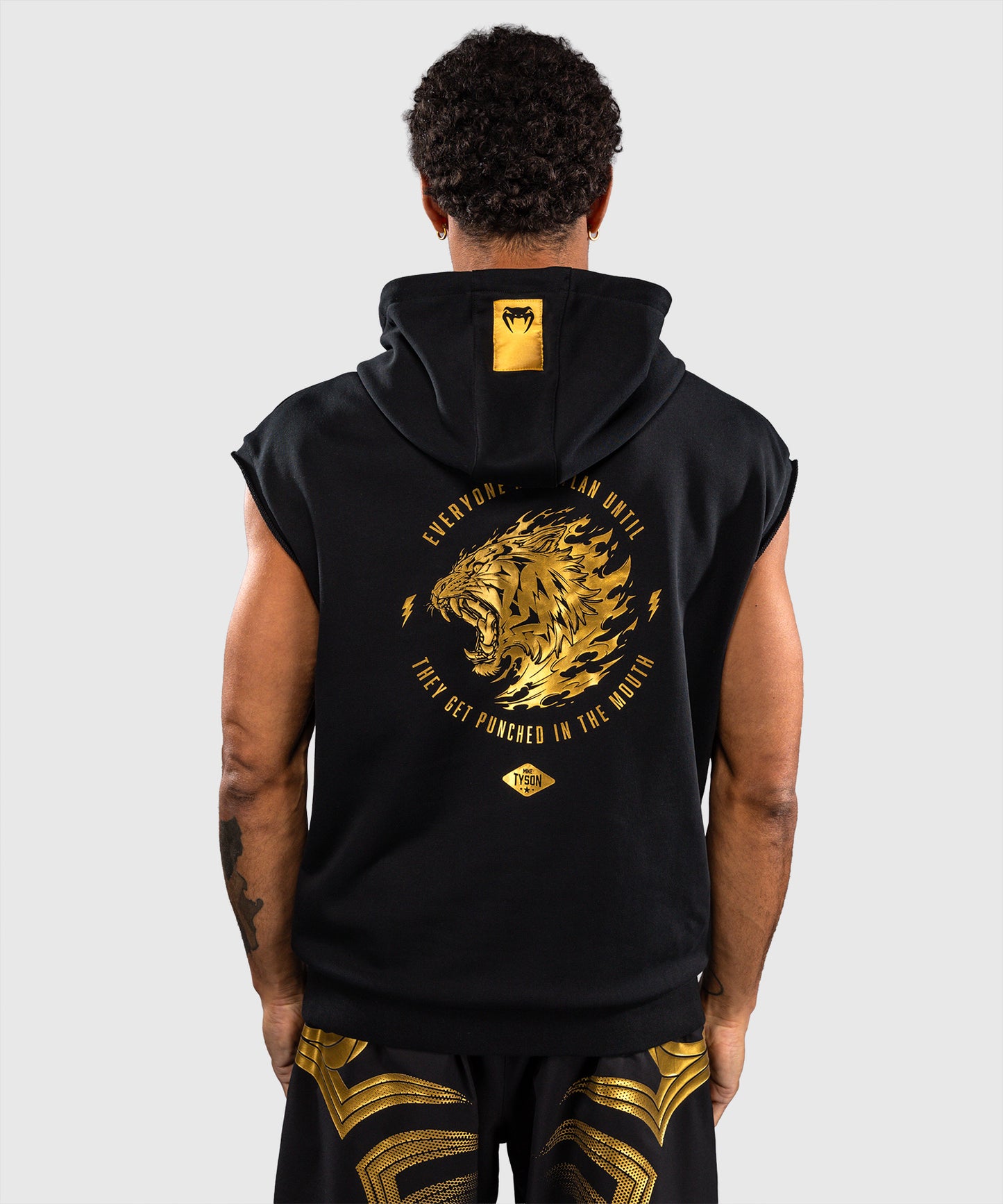 Venum x Mike Tyson Tiger Sudadera Sin Mangas Tiger - Negro/Oro