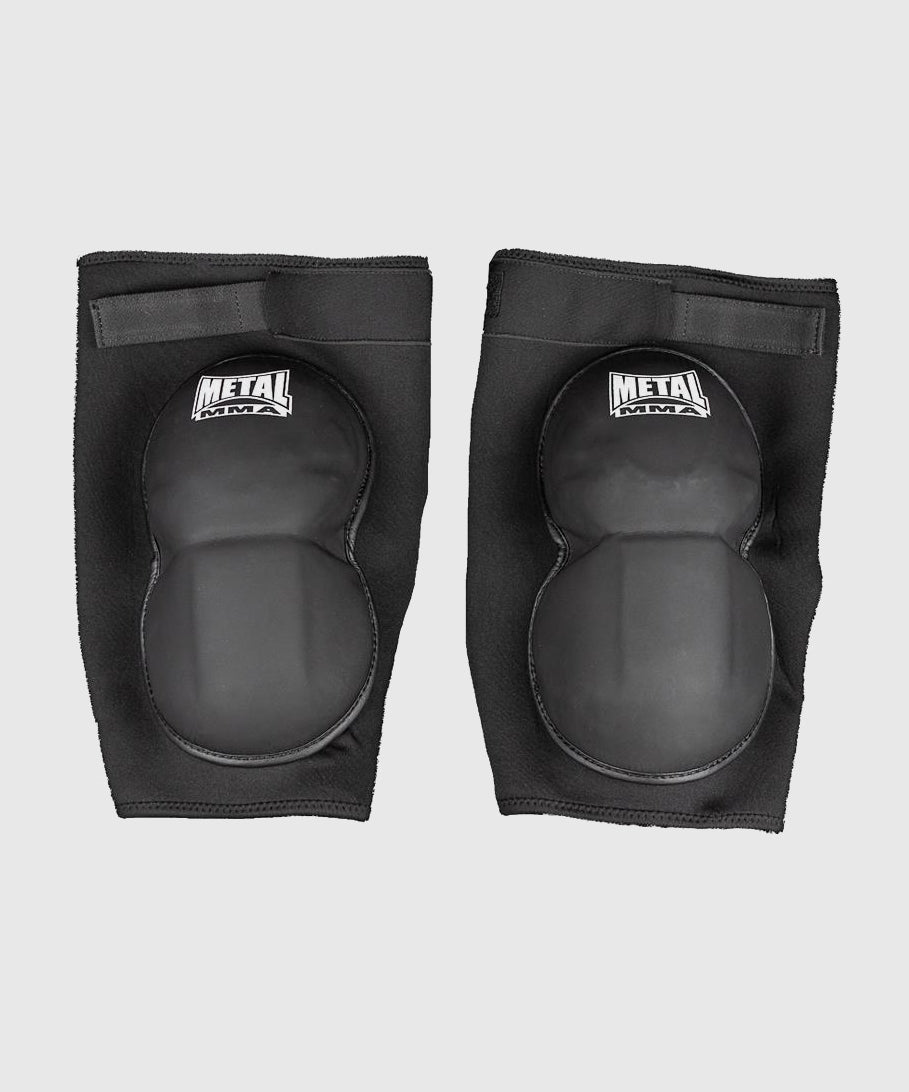 Metal Boxe Schiuma Iniettata Ginocchiere in Neoprene - Nero