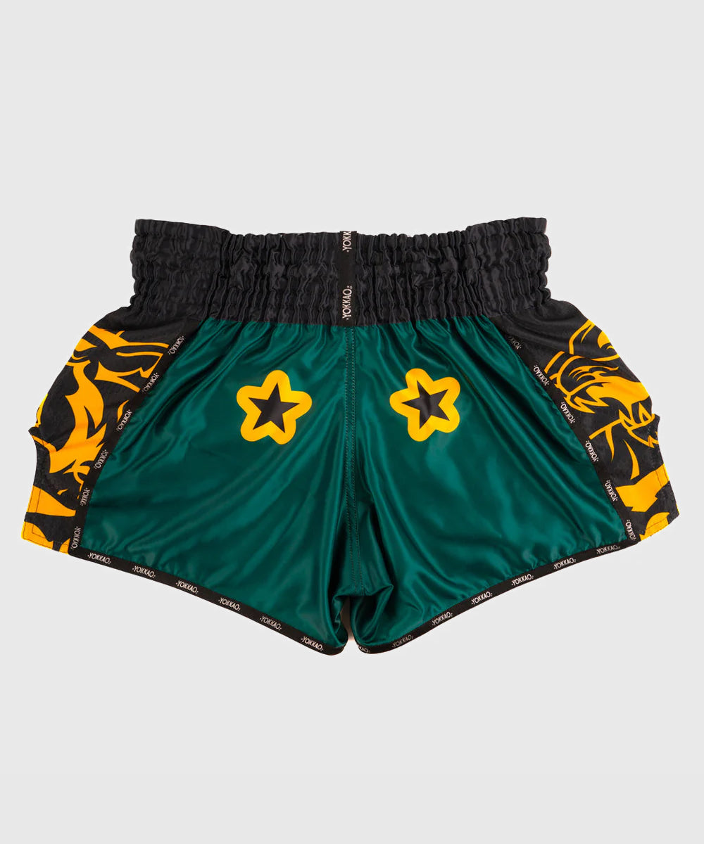 Yokkao Original Oro Muay Thai Shorts - Green
