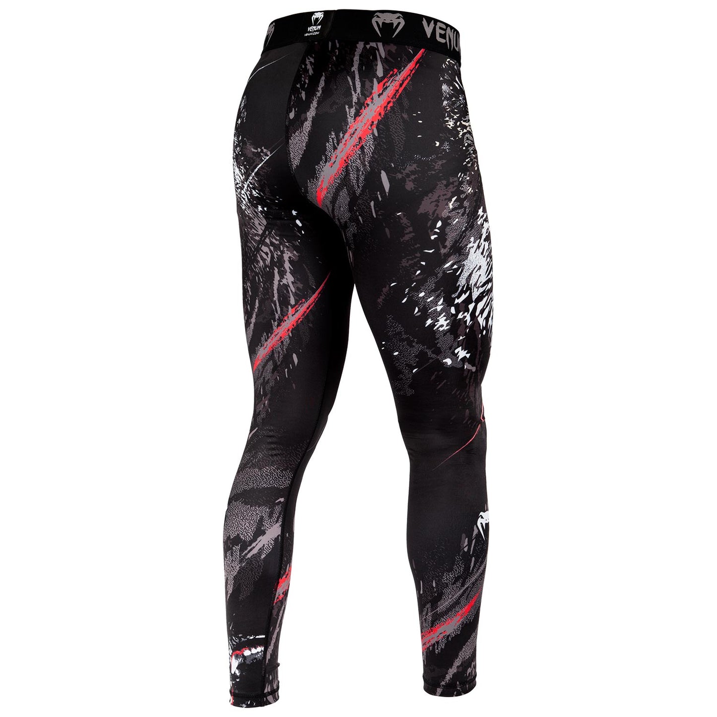 Venum Grizzli Compression Pants - Black/White