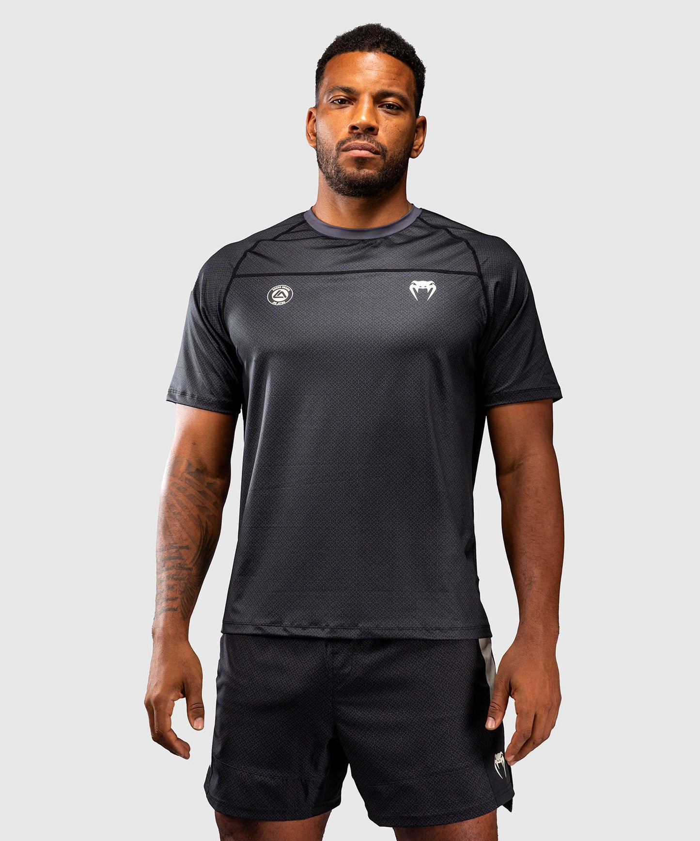 Venum x Roger Gracie Academy Dry‑Tech‑T‑Shirt - Schwarz