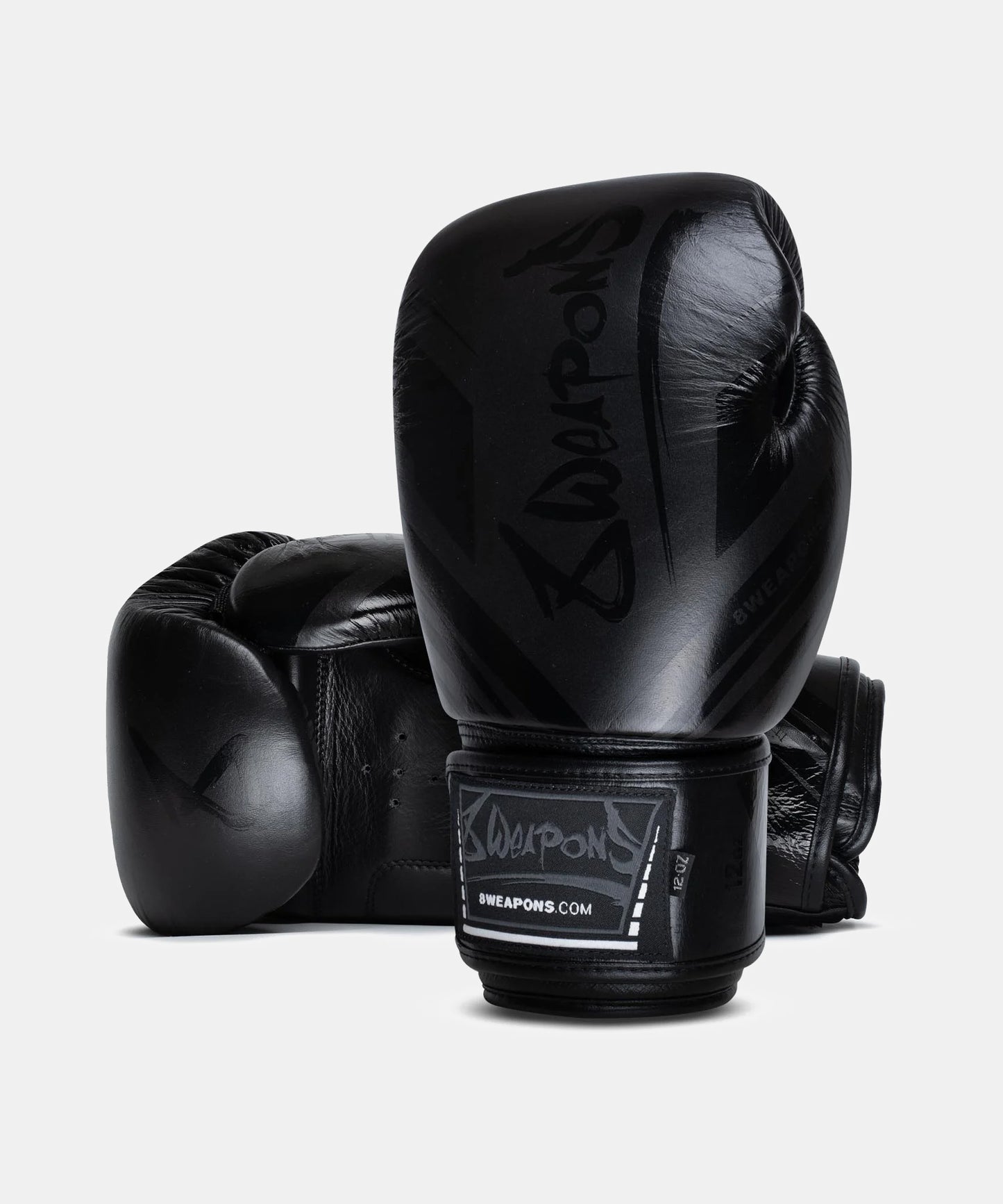 8 Weapons Shift Boxing Gloves - Black/Black