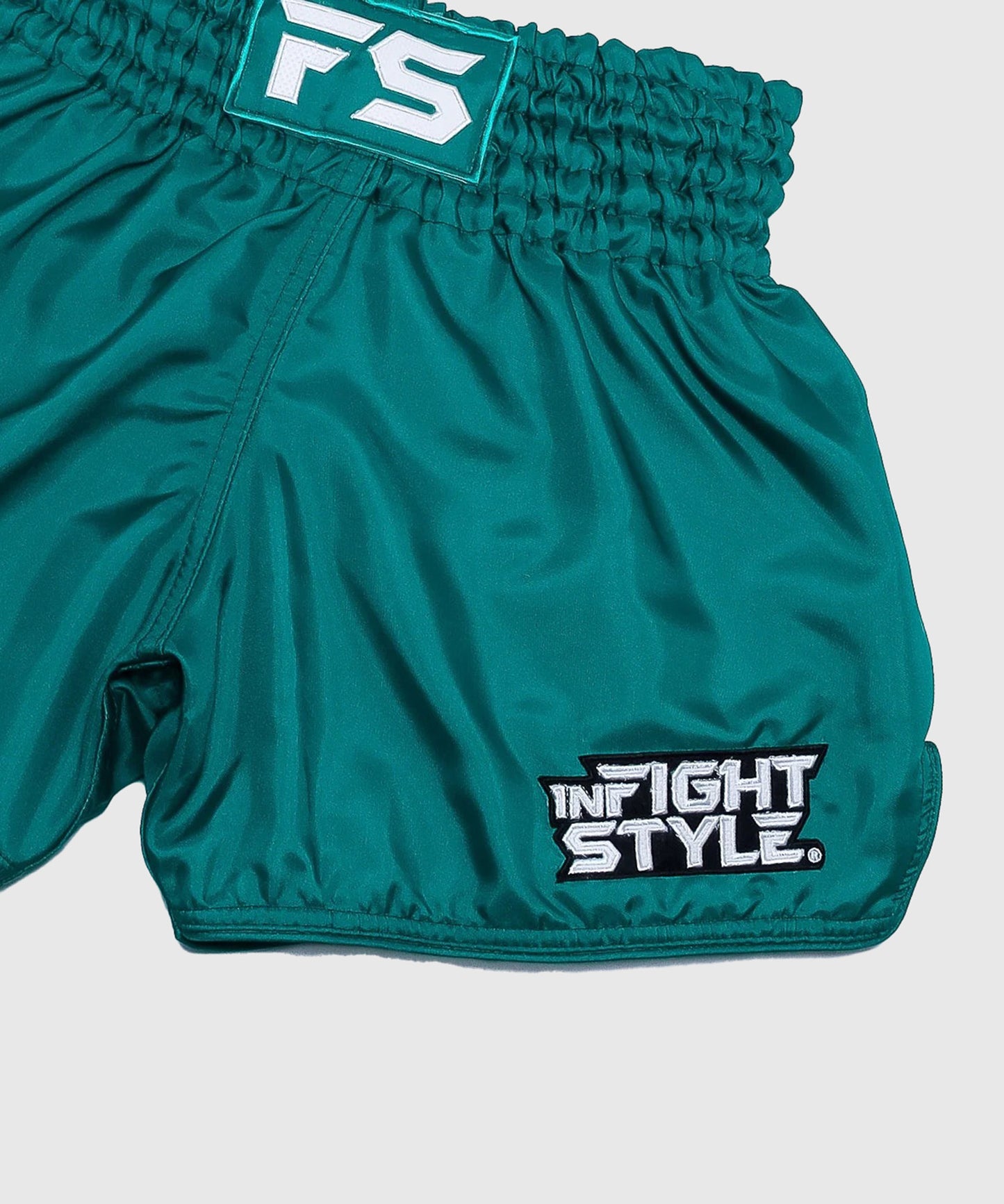 Infightstyle Fs Utility Retro Muay Thai Shorts - Harbor Blue