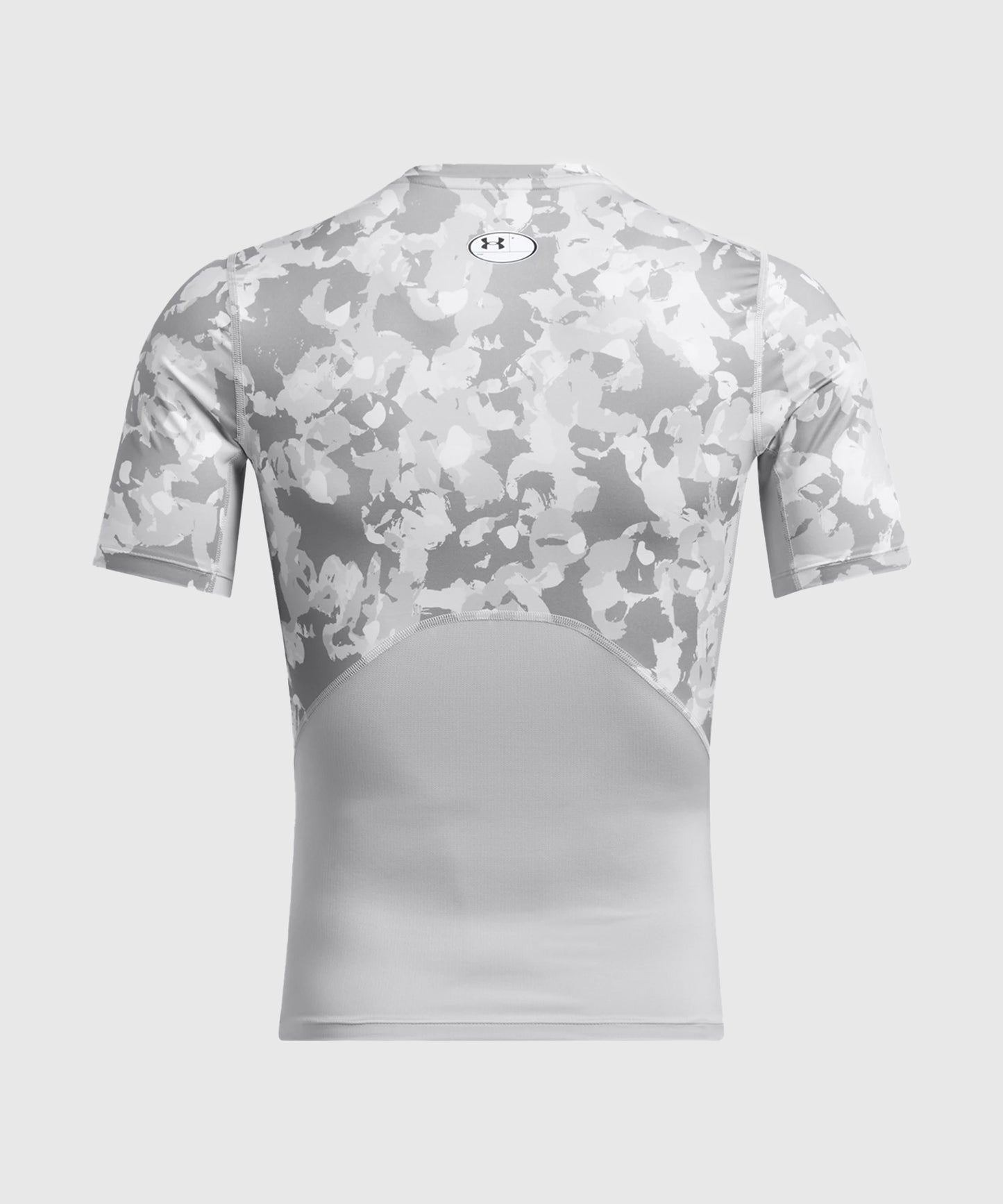 Under Armour Heatgear Kompressionsshirt – Grau/Weiß
