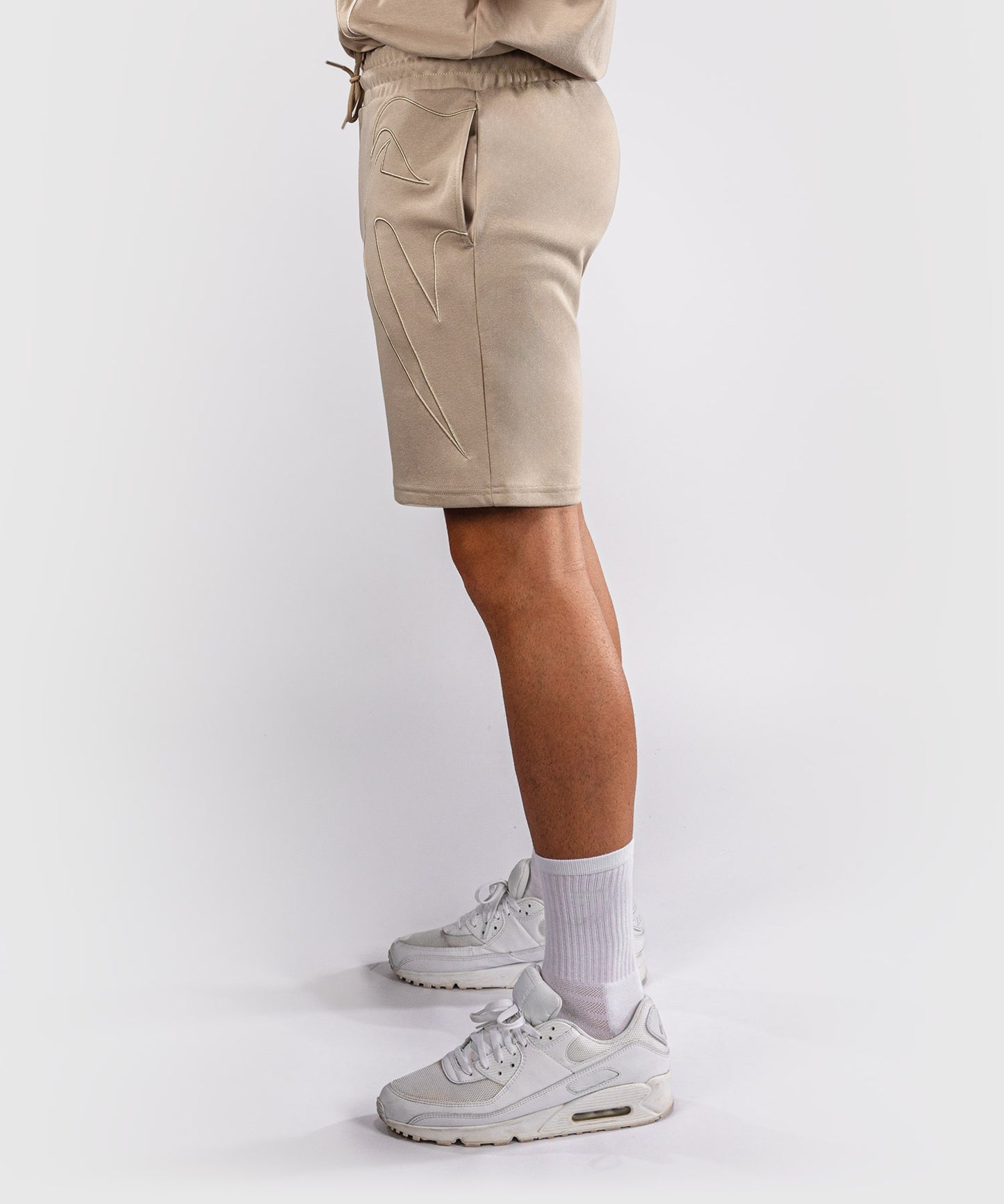 Venum Giant 3D Shorts aus Baumwolle – Hellbeige
