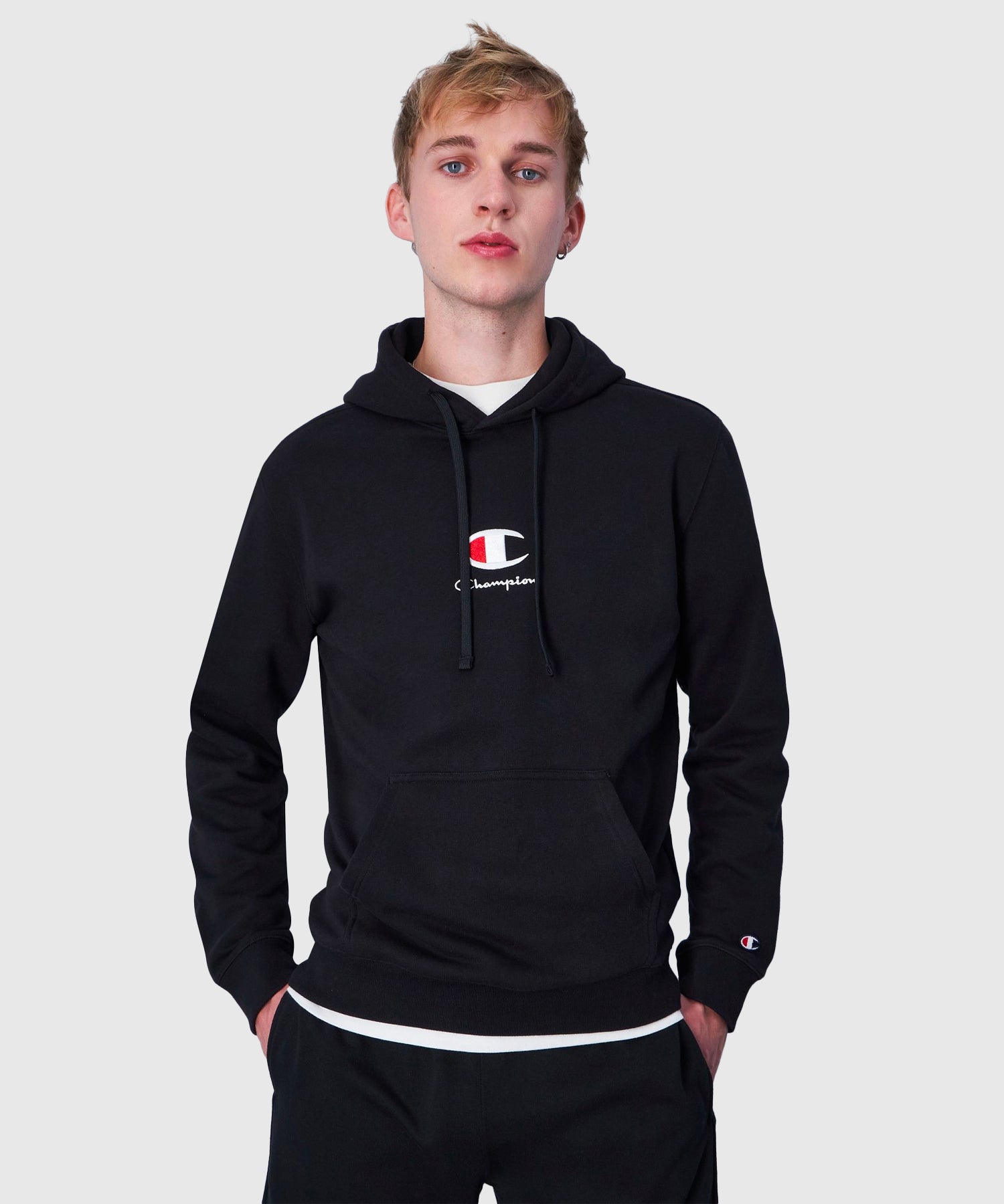 Sweat À Capuche Champion Legacy Noir – Dragon Bleu