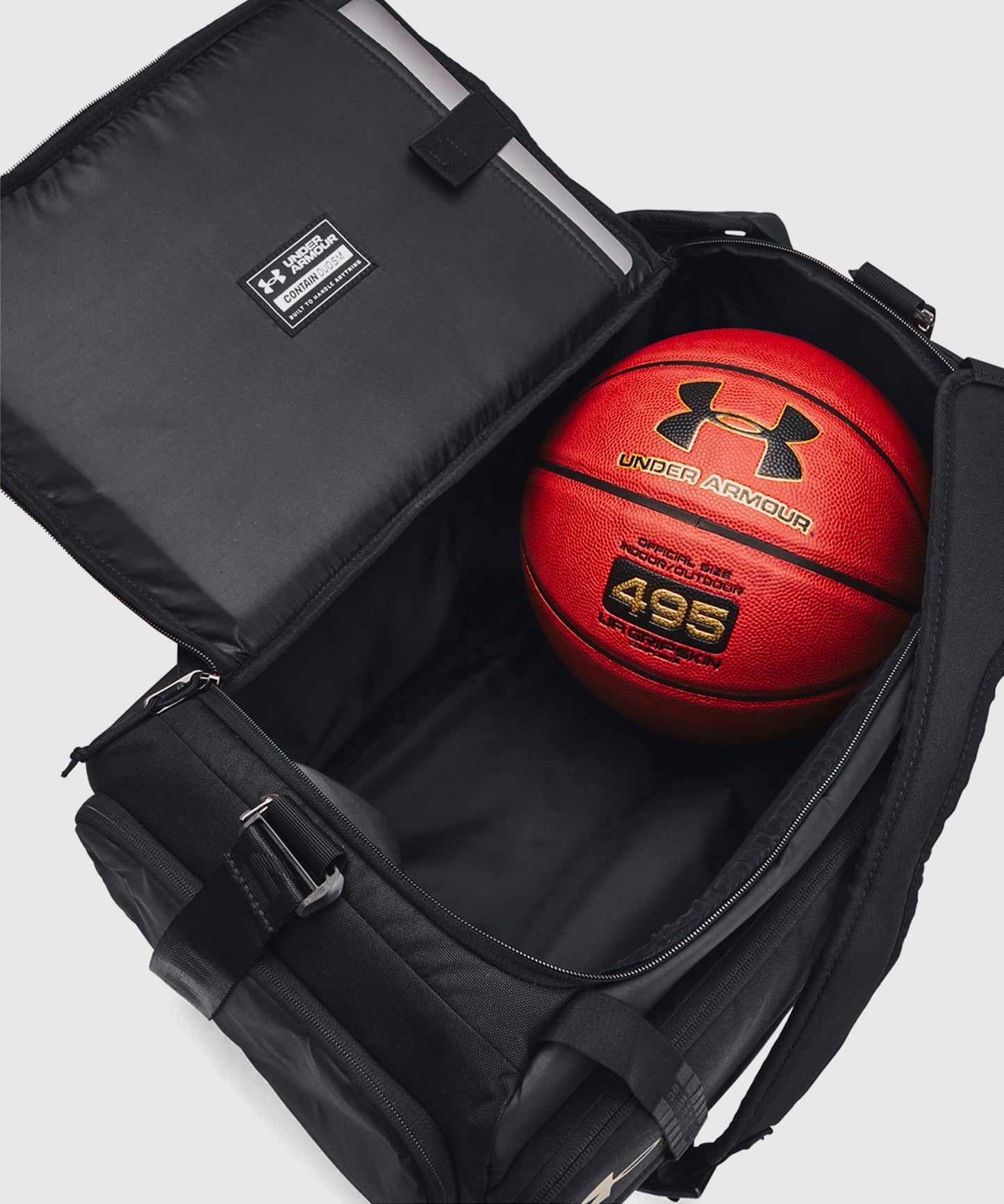 Under Armour Ua Contain Duo Sporttasche (S) – Schwarz/Gold