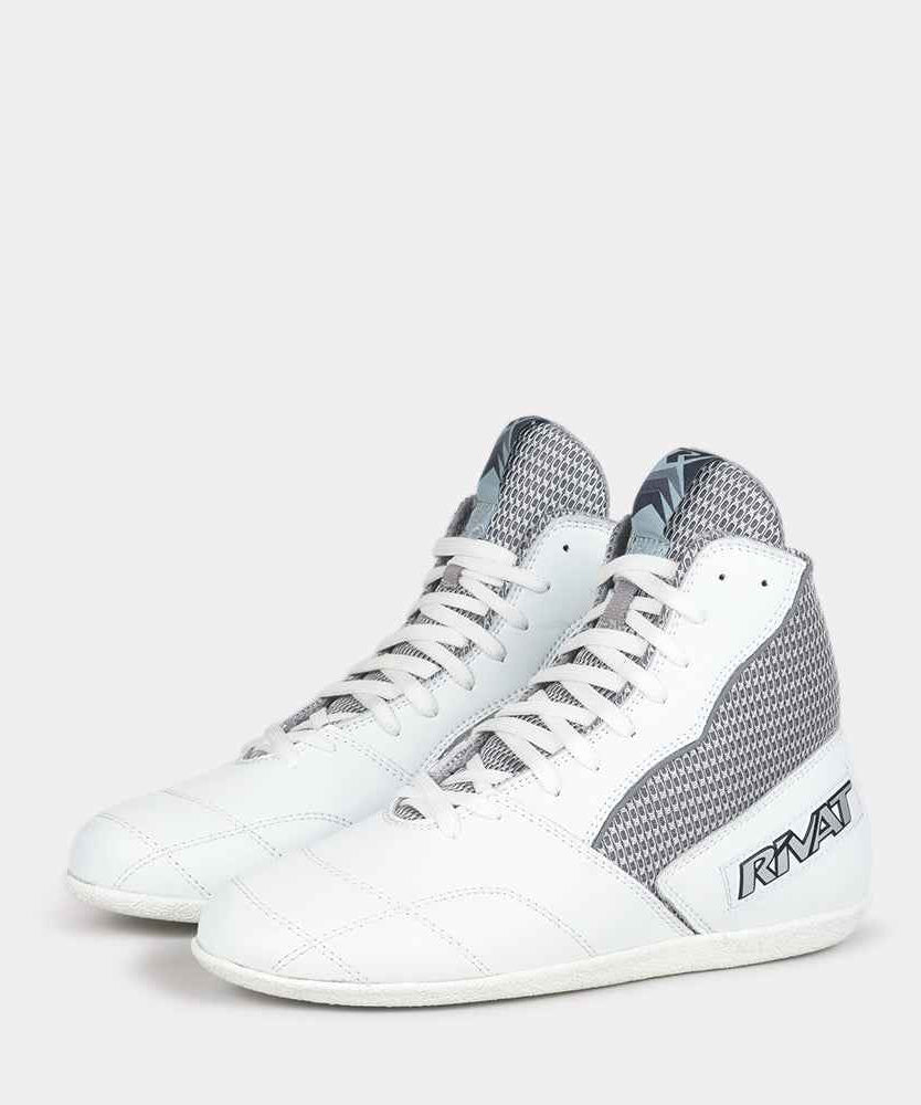 Rivat Uppercut Französische Boxen Schuhe - Weiß/Grau