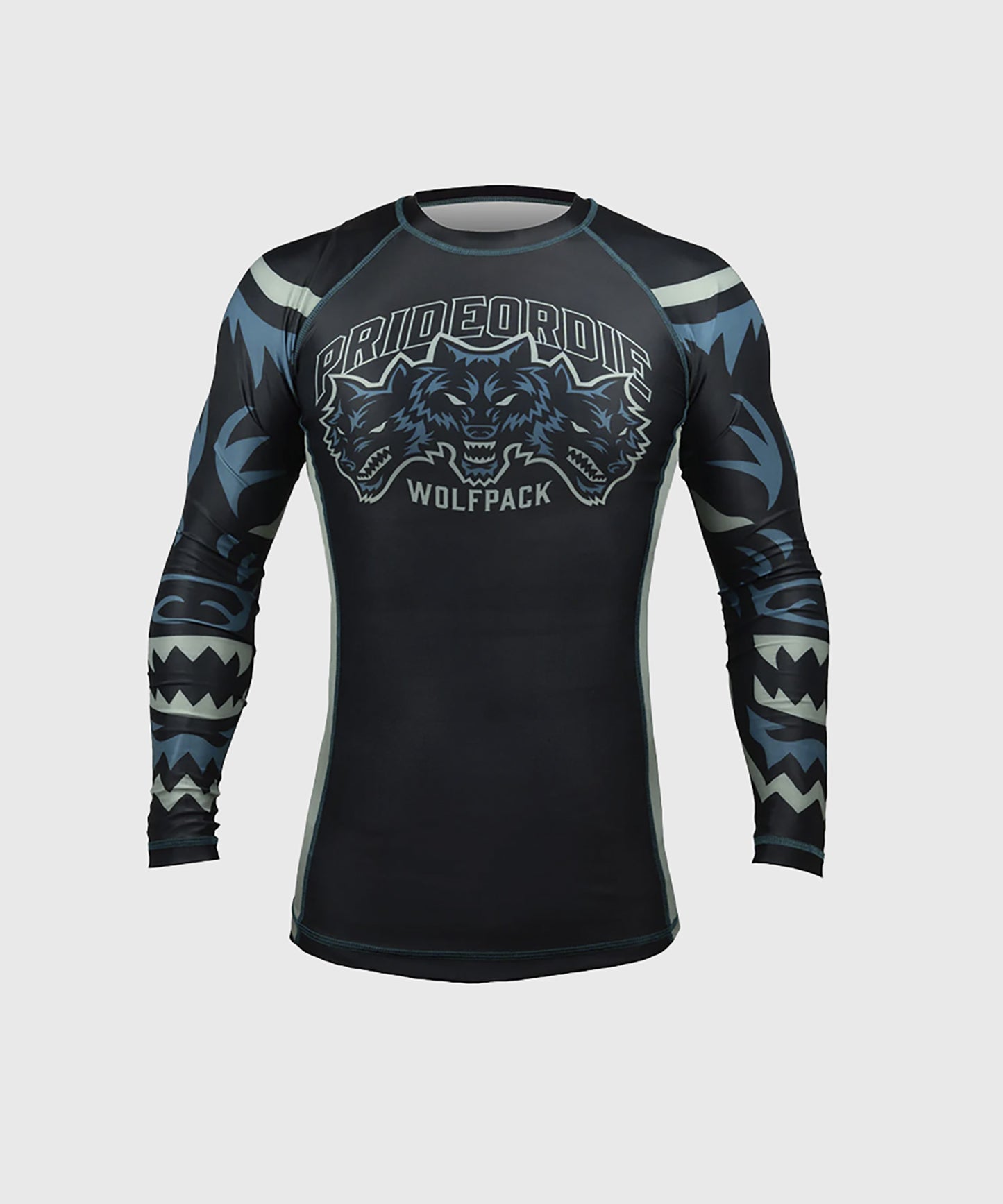 Rashguard Pride Or Die Wolfpack V.3 - Manches Longues - Noir