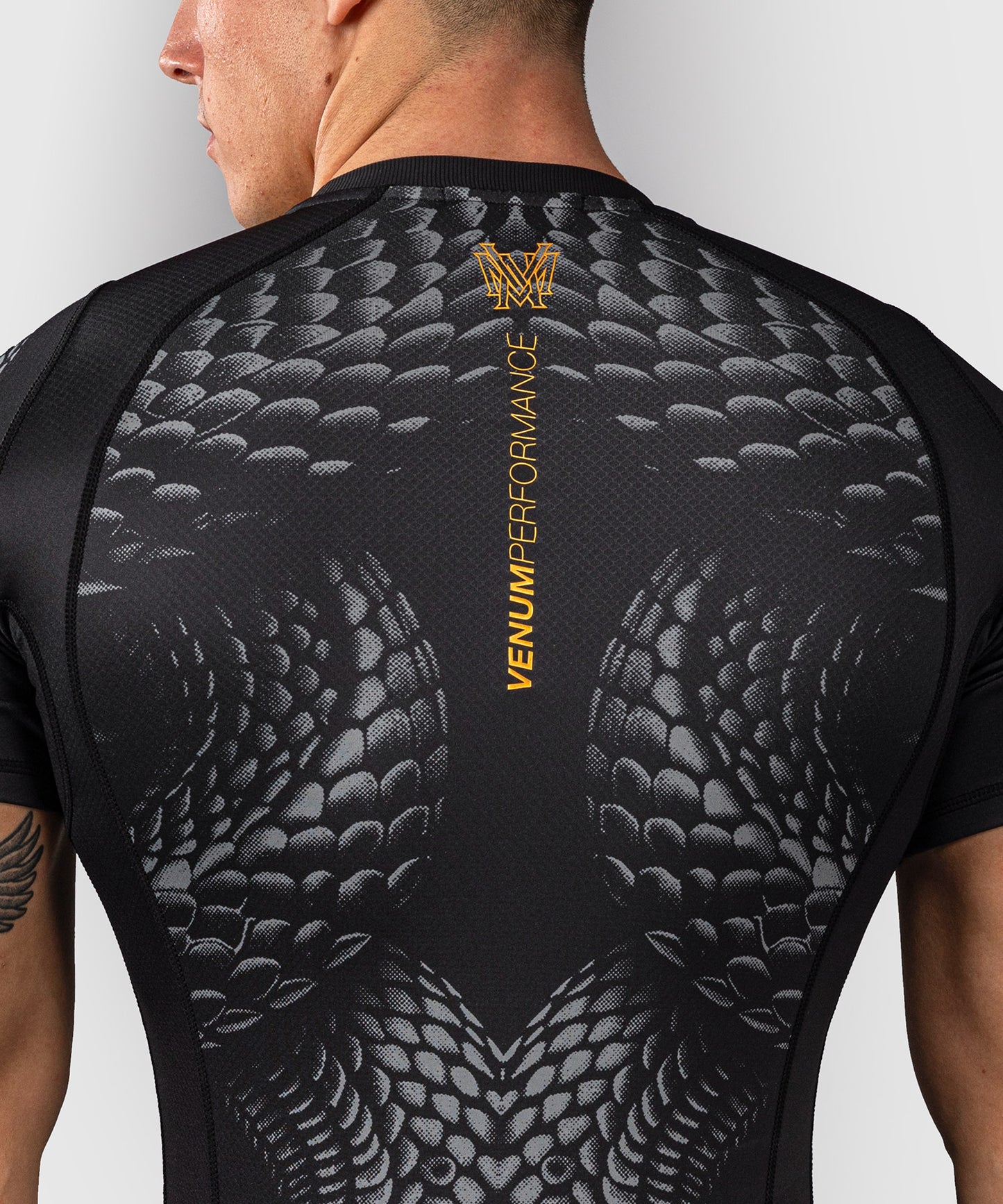 Venum Matupa Short Sleeve Rashguard - Black/Grey/Gold