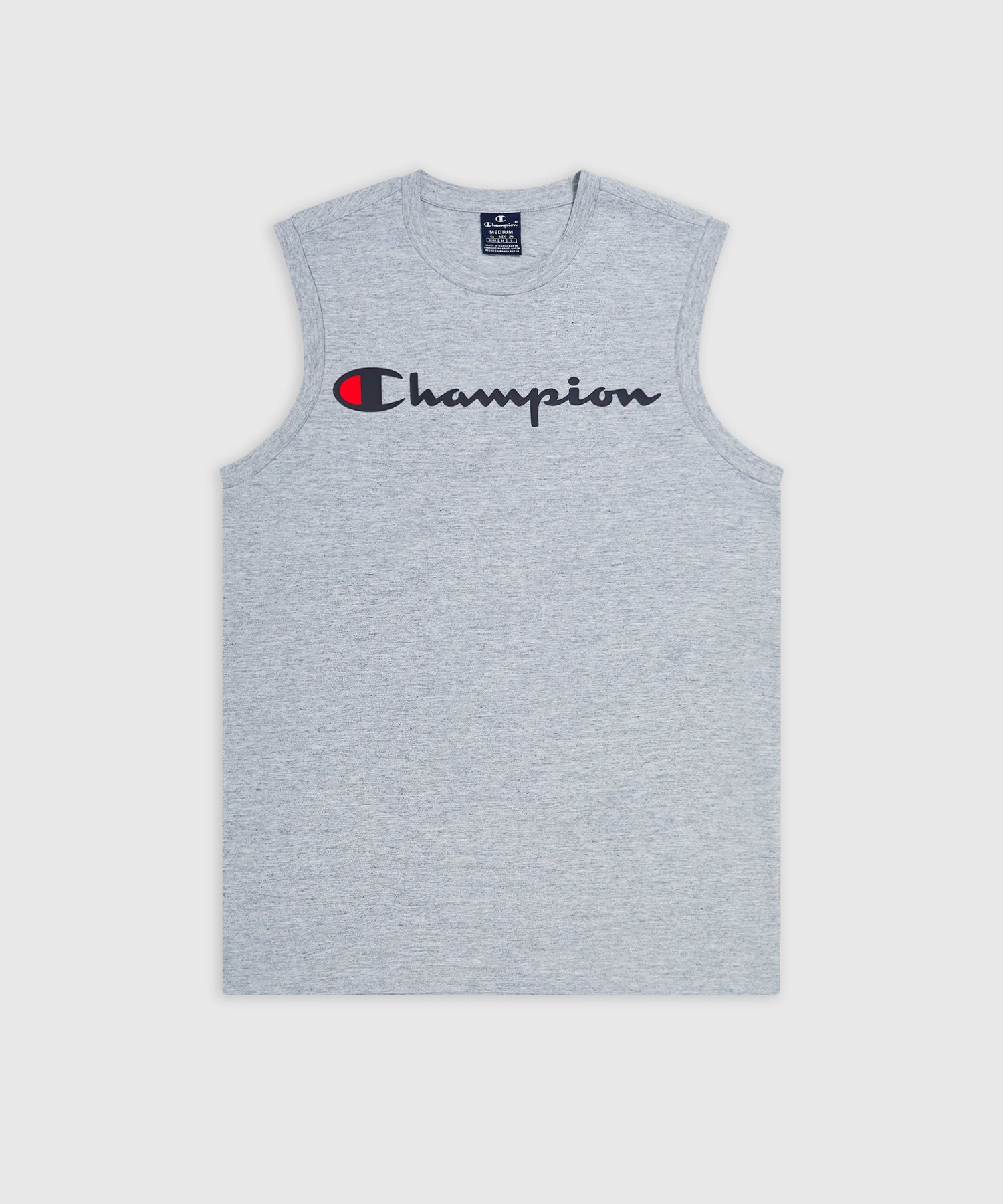 T-Shirt Sans Manches Champion Legacy Gris – Dragon Bleu