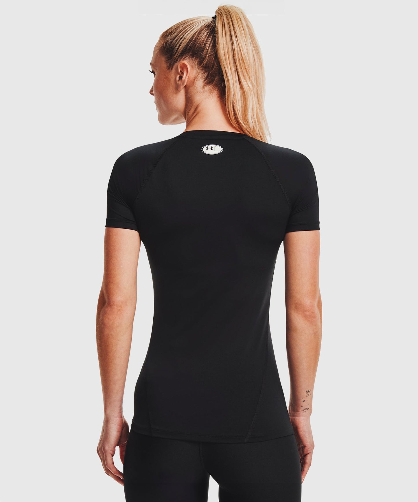 Tee-Shirt Under Armour Heatgear® Pour Femme - Noir/Blanc