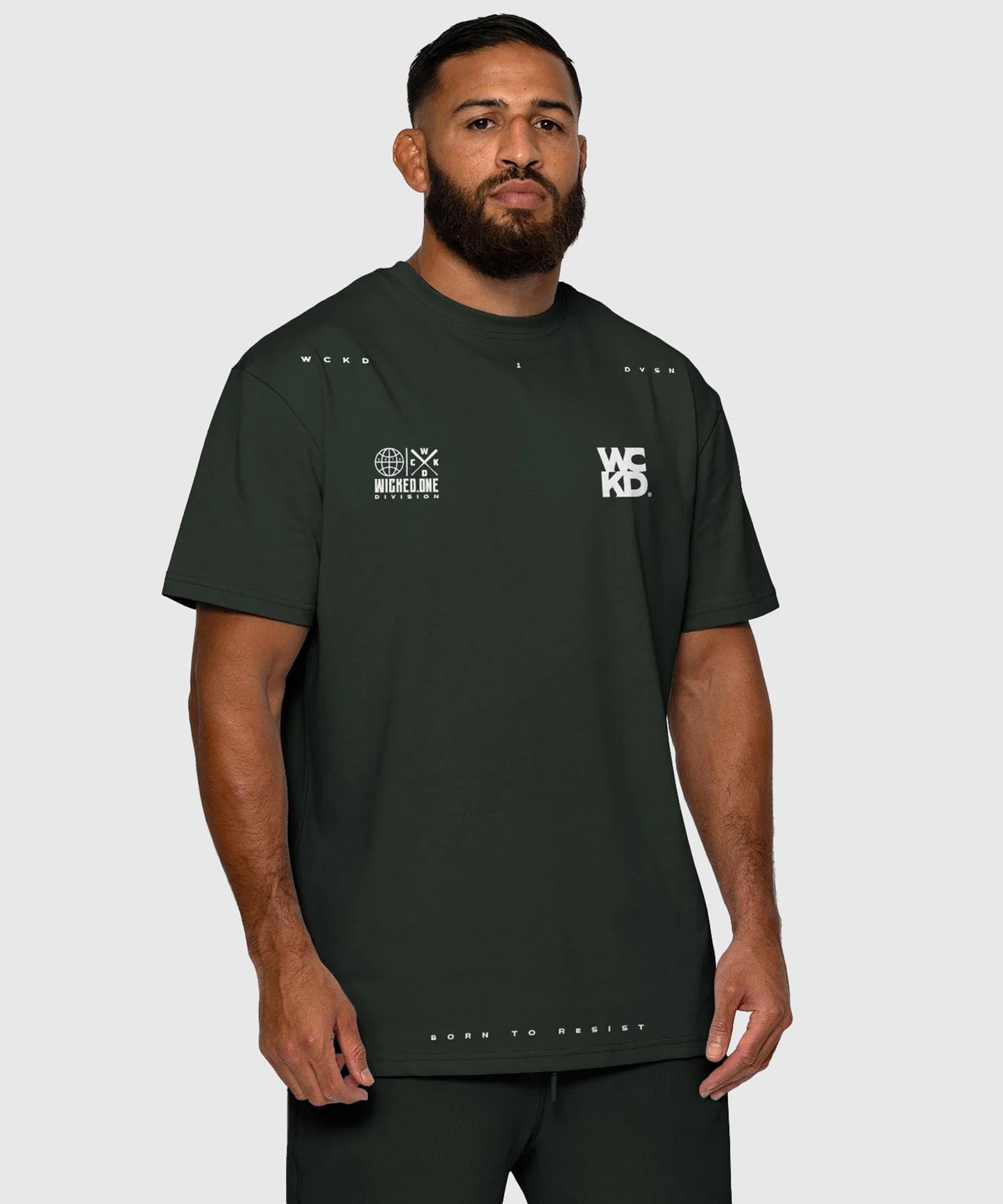 Wicked One Oversize Dvsn Trainings-T-Shirt - Grün